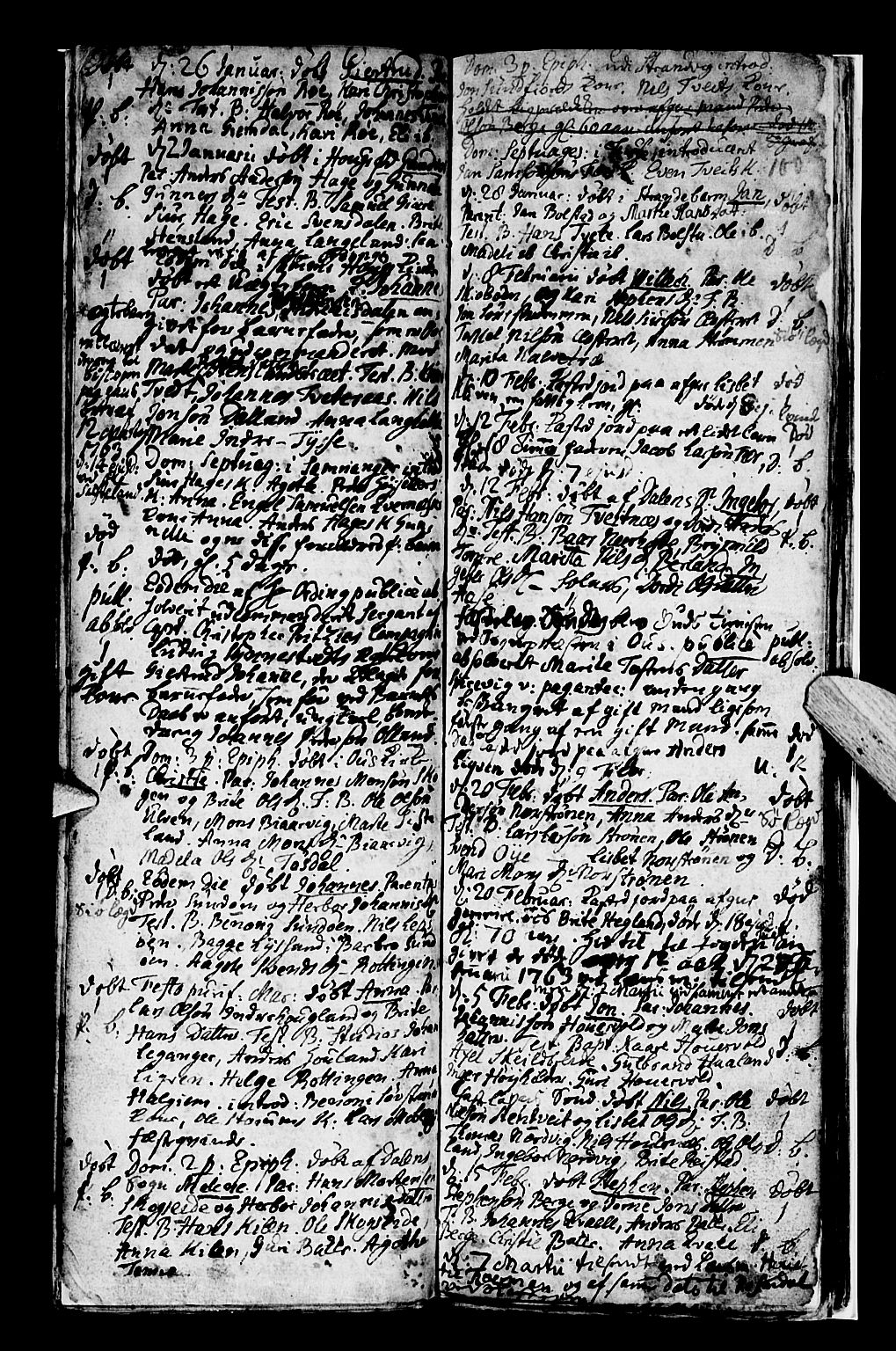 Os sokneprestembete, SAB/A-99929: Parish register (official) no. A 8, 1760-1765, p. 100
