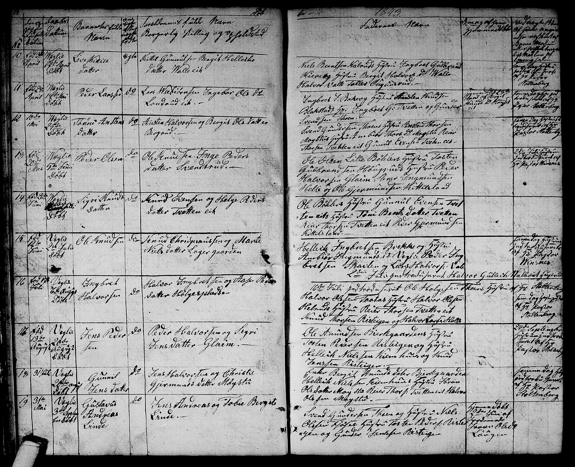 Rollag kirkebøker, AV/SAKO-A-240/G/Gb/L0001: Parish register (copy) no. II 1, 1836-1877, p. 15
