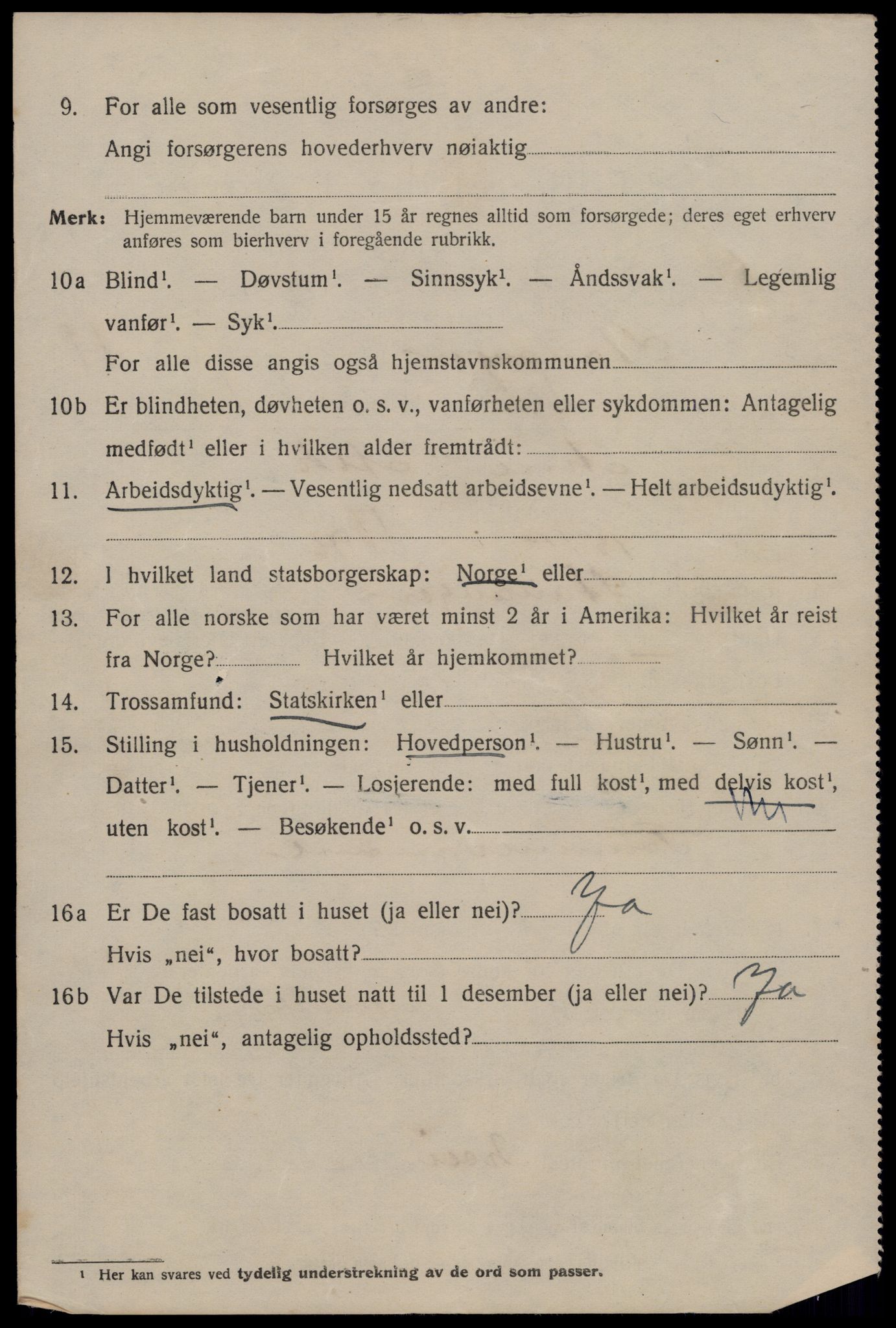 SAST, 1920 census for Stavanger, 1920, p. 53647