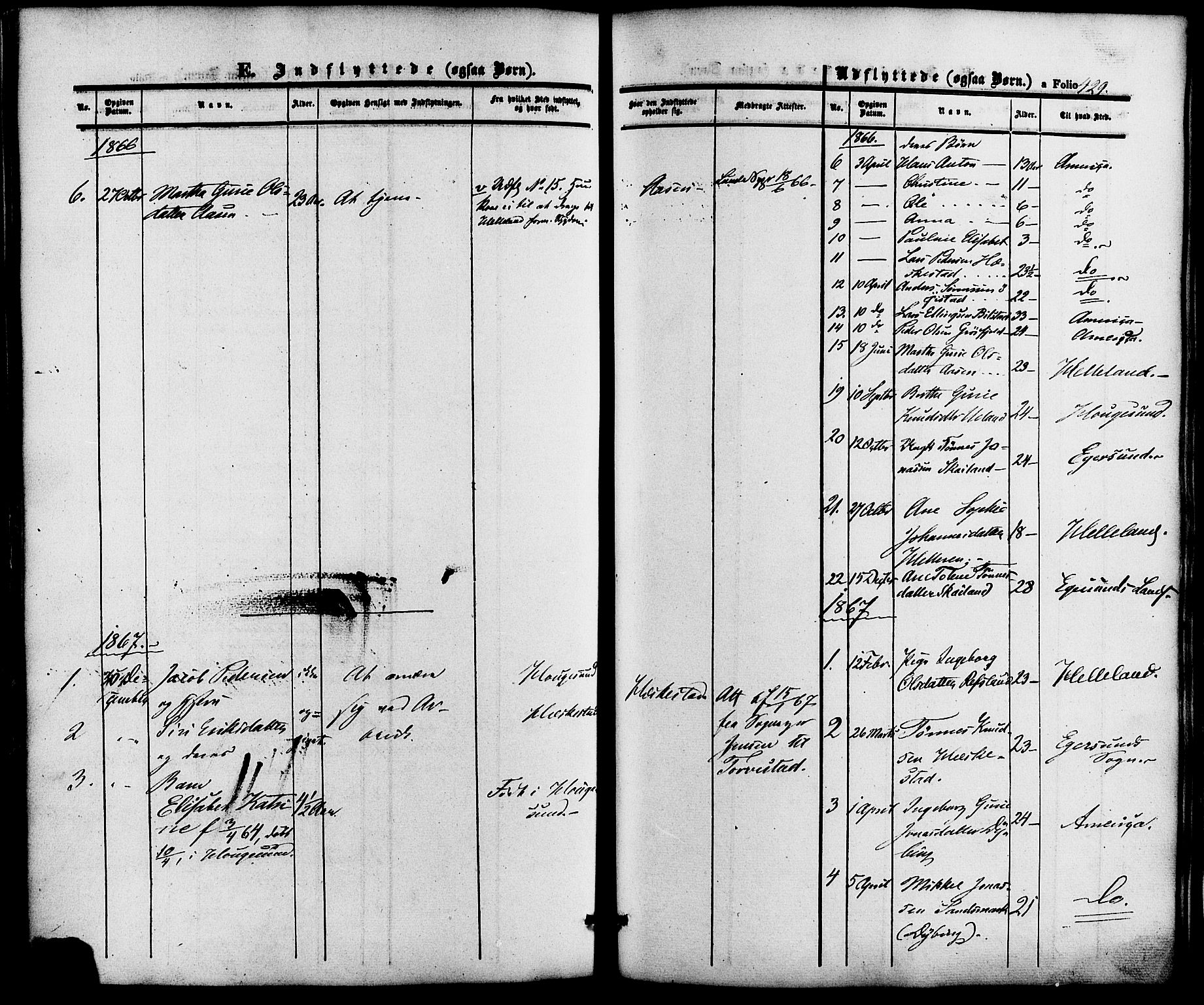 Lund sokneprestkontor, AV/SAST-A-101809/S06/L0010: Parish register (official) no. A 9, 1854-1886, p. 429