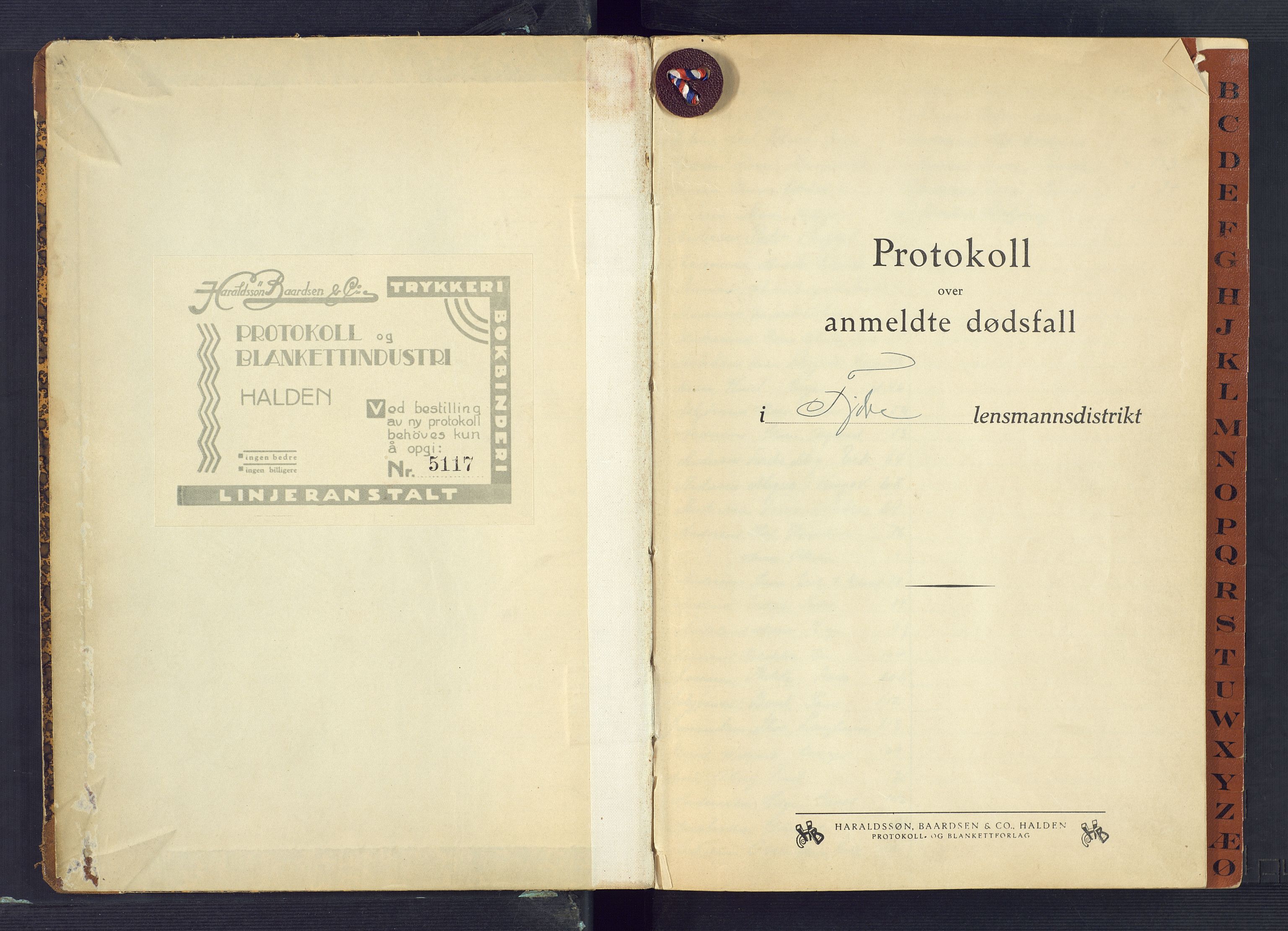 Landvik og Fjære lensmannskontor, AV/SAK-1241-0027/F/Fe/L0008: Anmeldte dødsfall Fjære nr 37, 1940-1947