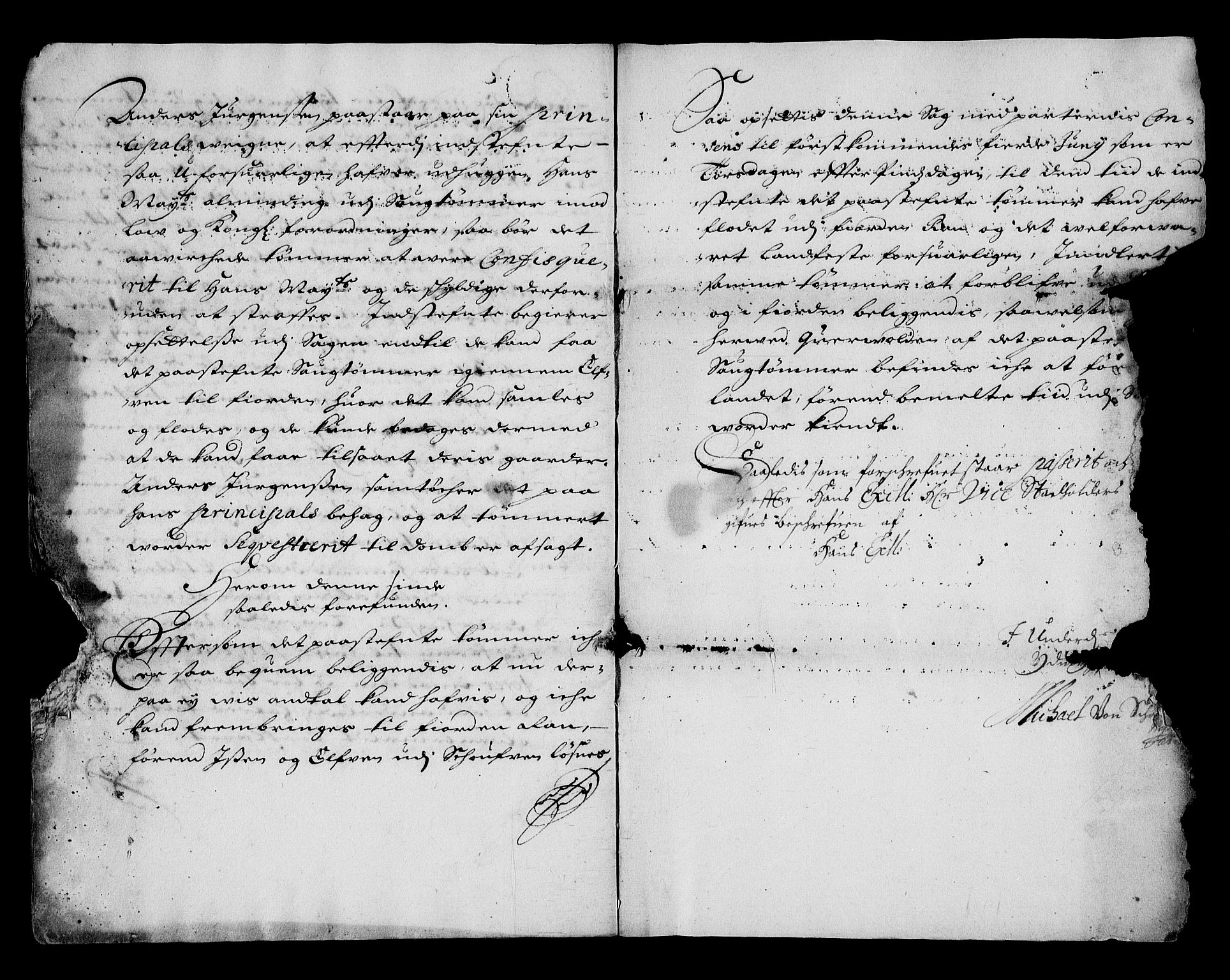 Stattholderembetet 1572-1771, RA/EA-2870/Af/L0004: Avskrifter av vedlegg til originale supplikker, nummerert i samsvar med supplikkbøkene, 1691-1694, p. 57