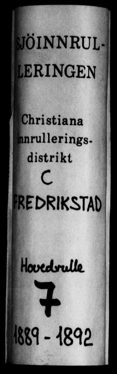 Fredrikstad mønstringskontor, AV/SAO-A-10569b/F/Fc/Fcb/L0012: Hovedrulle, 1889-1892, p. 1