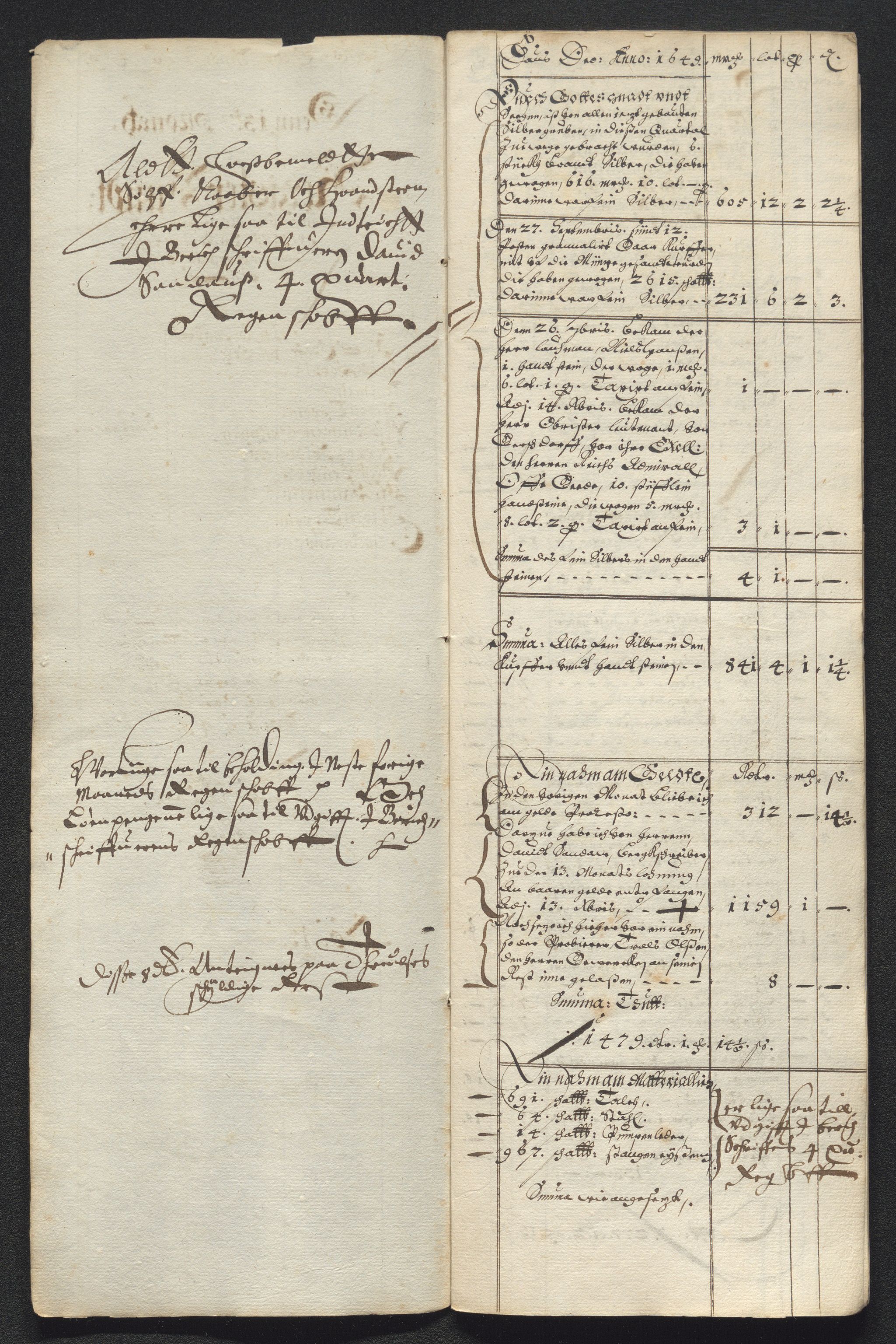 Kongsberg Sølvverk 1623-1816, SAKO/EA-3135/001/D/Dc/Dcd/L0023: Utgiftsregnskap for gruver m.m., 1649, p. 554