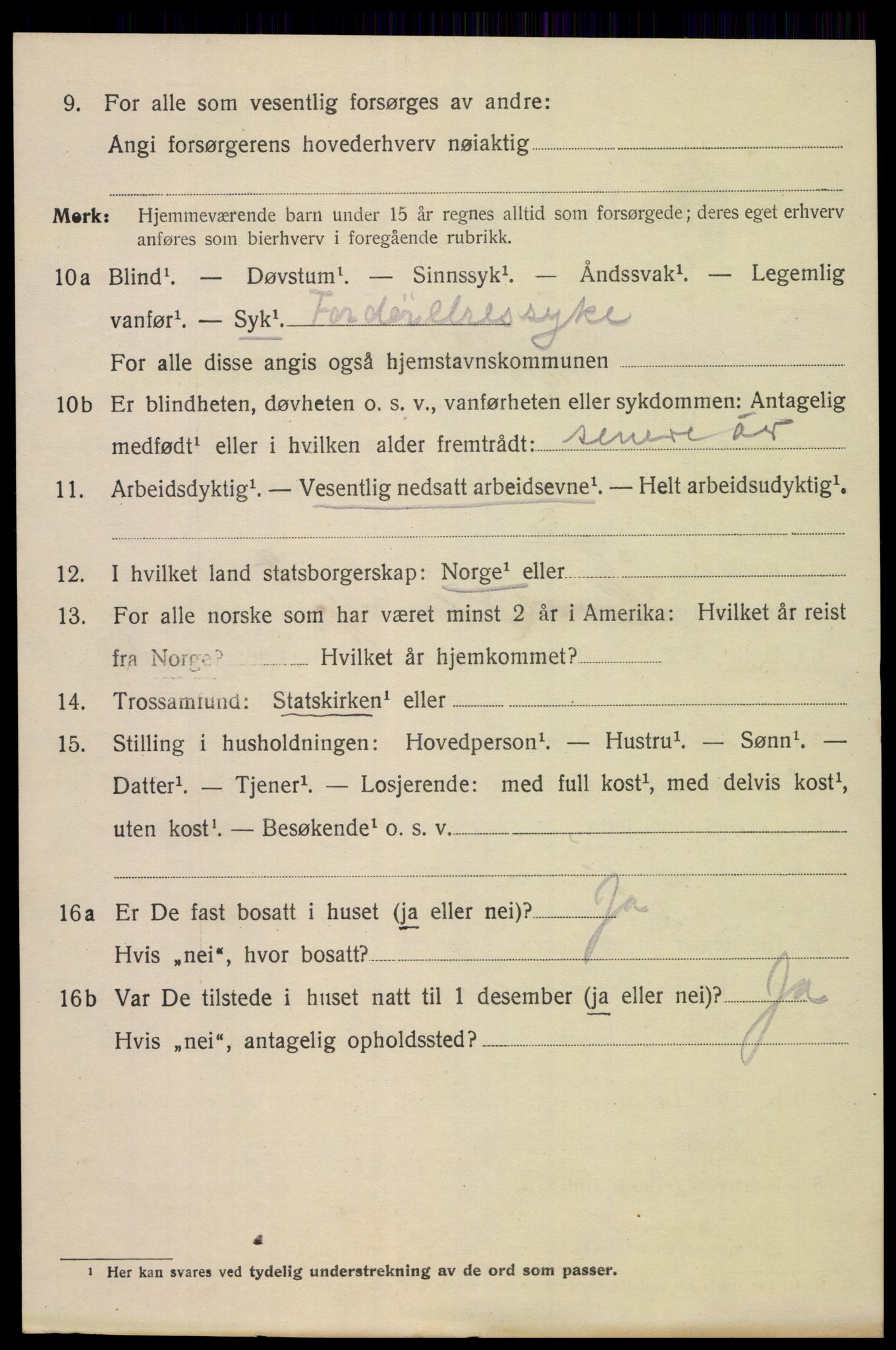 SAK, 1920 census for Mandal, 1920, p. 7232