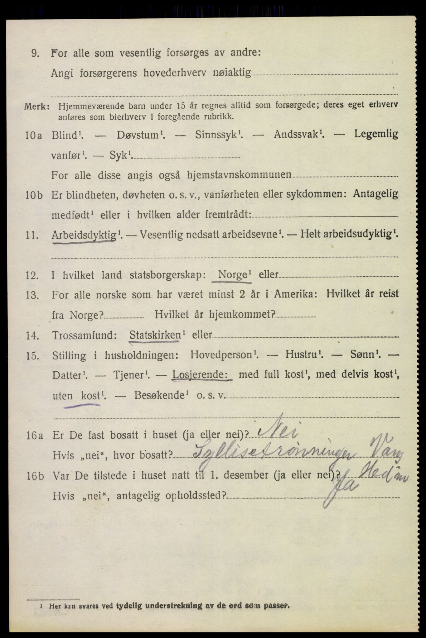 SAH, 1920 census for Ringsaker, 1920, p. 20929