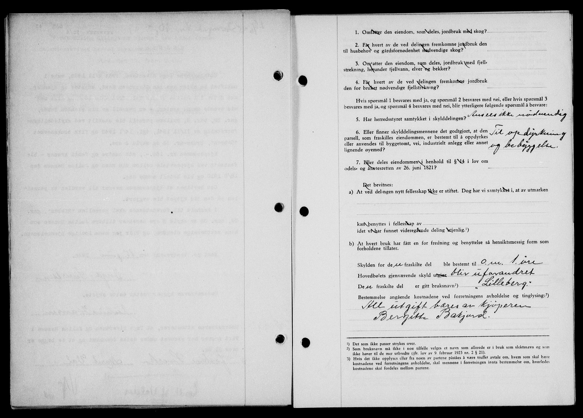 Lofoten sorenskriveri, SAT/A-0017/1/2/2C/L0013a: Mortgage book no. 13a, 1944-1946, Diary no: : 563/1945