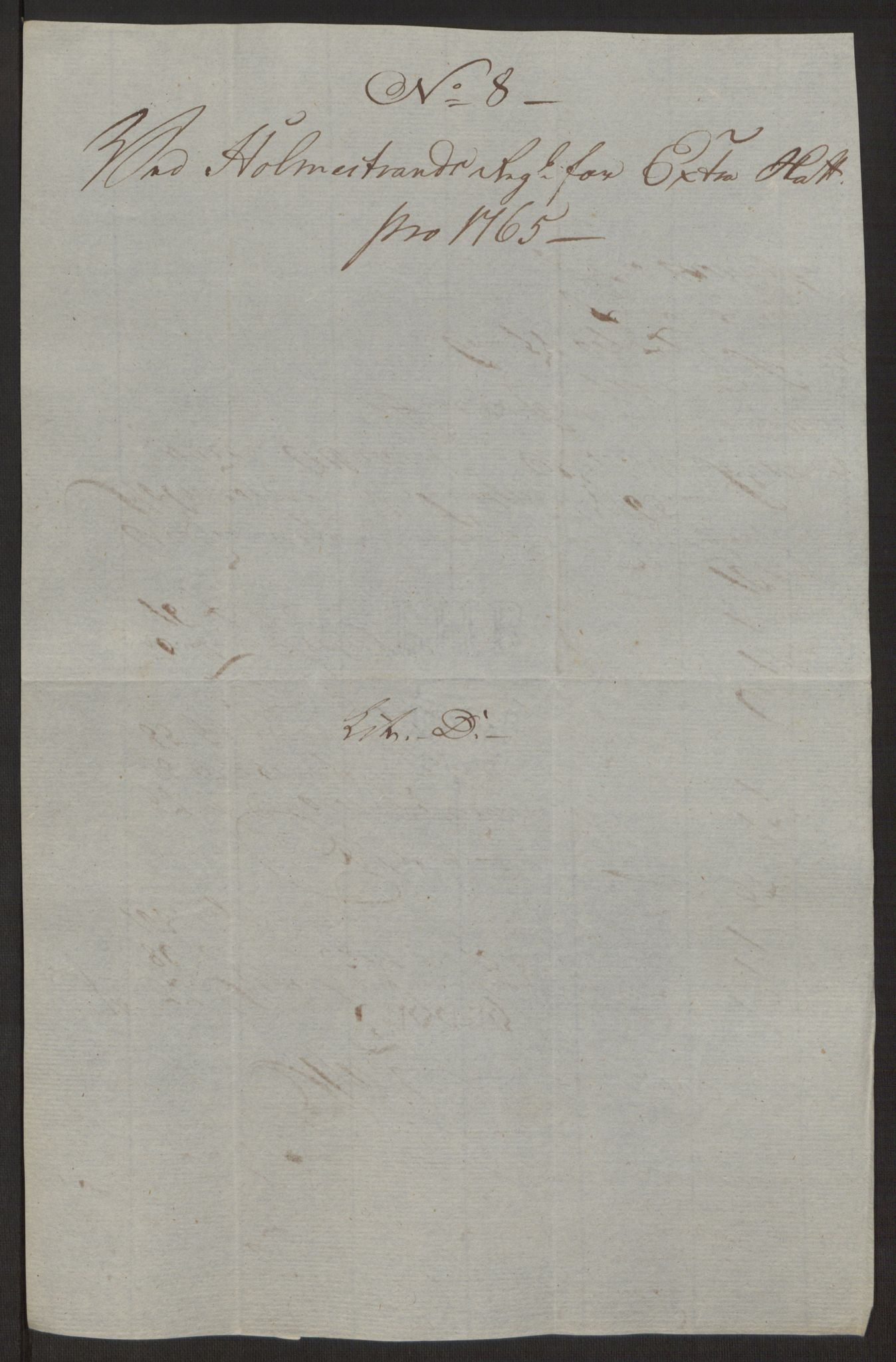 Rentekammeret inntil 1814, Reviderte regnskaper, Byregnskaper, AV/RA-EA-4066/R/Rh/L0163/0001: [H4] Kontribusjonsregnskap / Ekstraskatt, Holmestrand, 1762-1772, p. 213