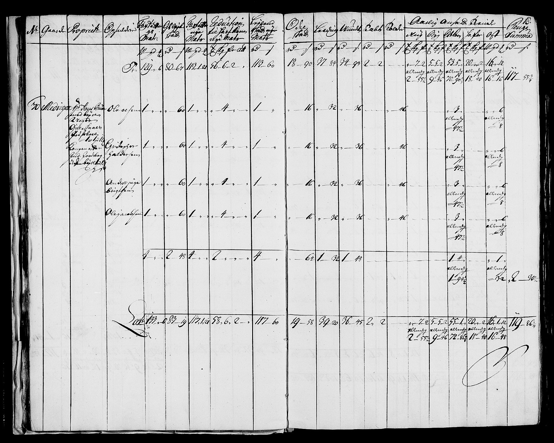 Rentekammeret inntil 1814, Realistisk ordnet avdeling, AV/RA-EA-4070/N/Nb/Nbf/L0171: Helgeland matrikkelprotokoll, 1723, p. 20