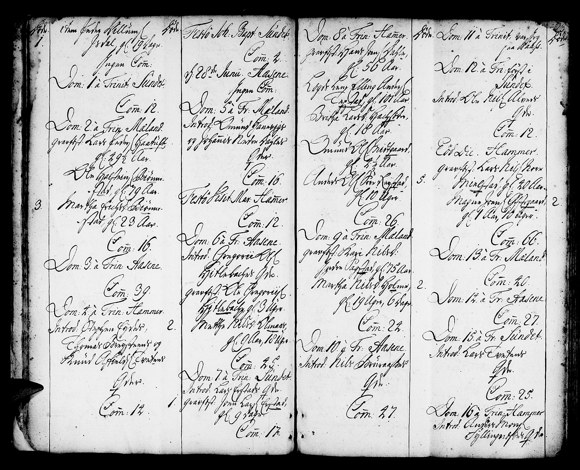 Hamre sokneprestembete, SAB/A-75501/H/Ha/Haa/Haaa/L0007: Parish register (official) no. A 7, 1762-1777, p. 23