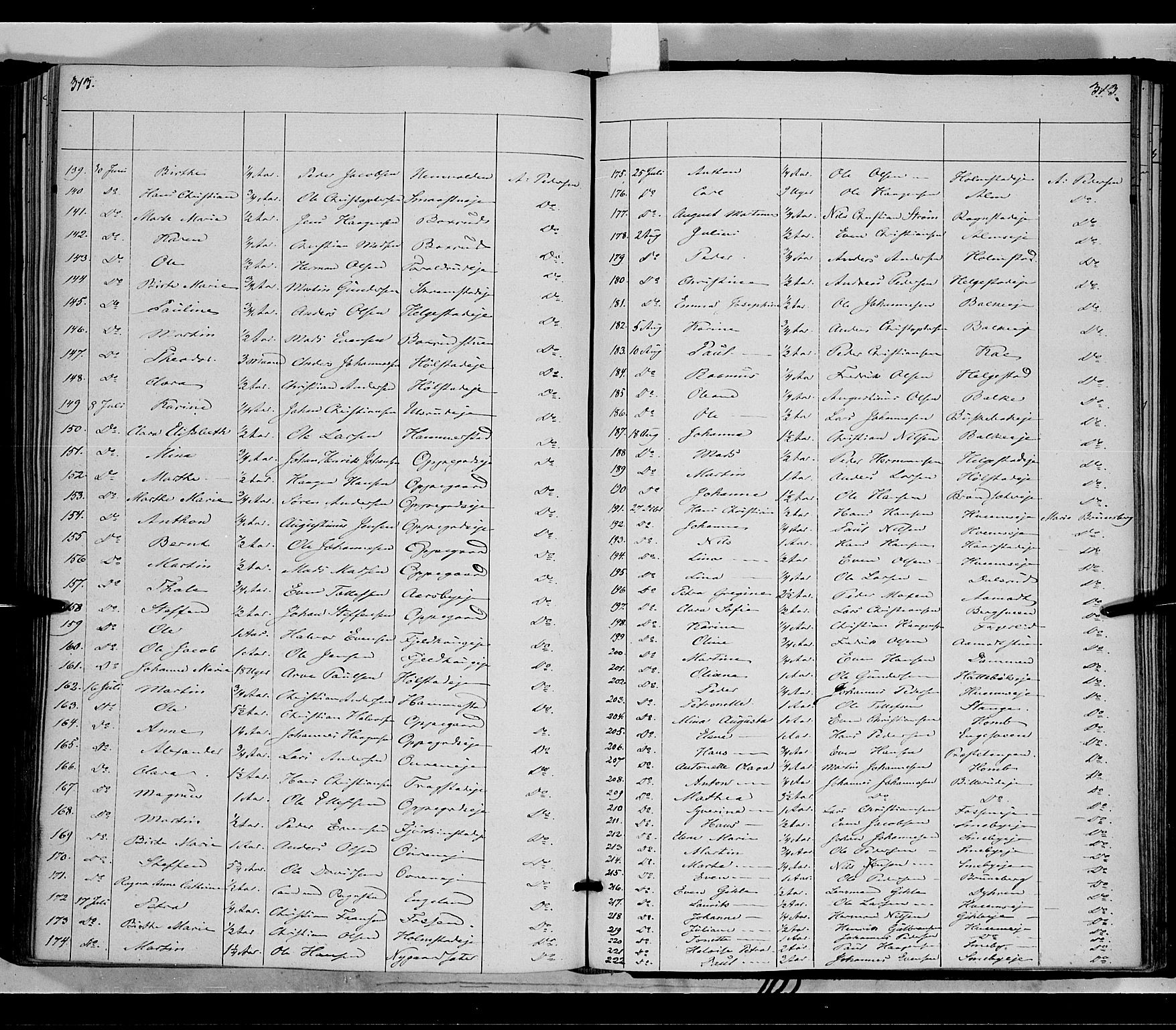 Østre Toten prestekontor, SAH/PREST-104/H/Ha/Haa/L0003: Parish register (official) no. 3, 1848-1856, p. 313