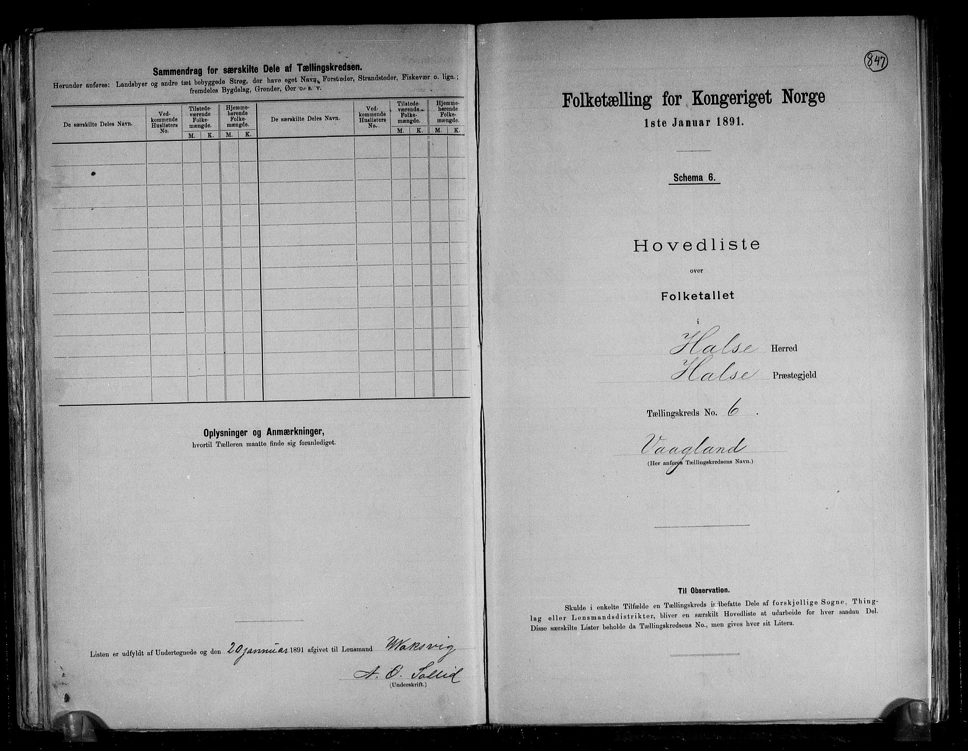 RA, 1891 census for 1571 Halsa, 1891, p. 25