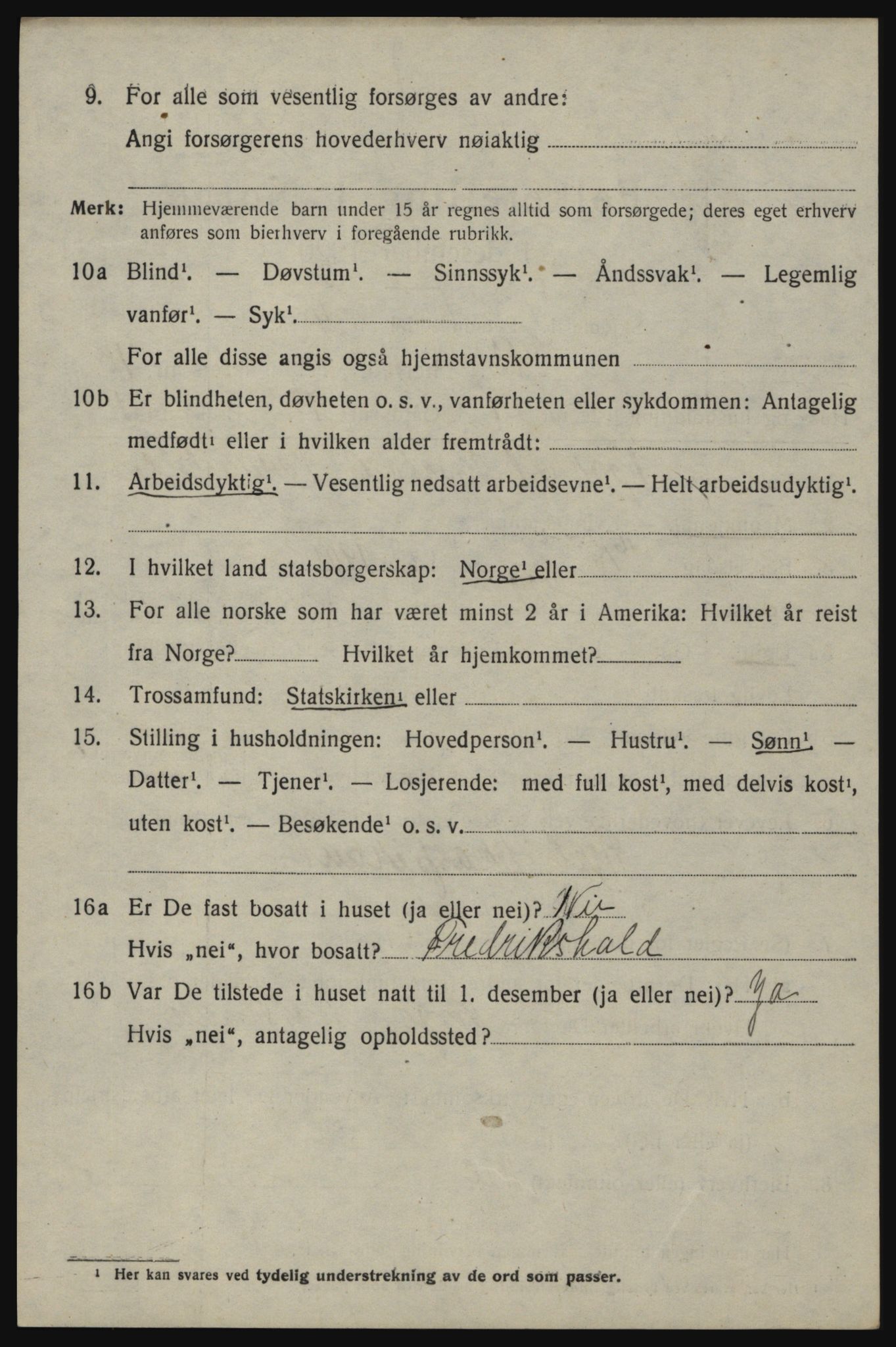 SAO, 1920 census for Idd, 1920, p. 12920