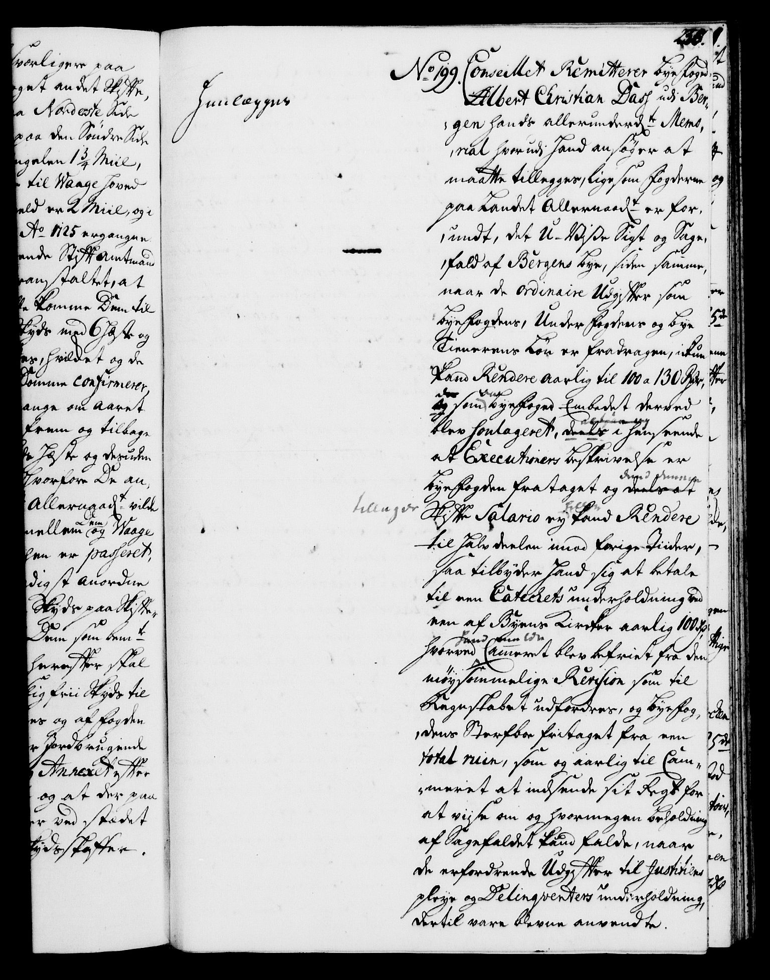 Rentekammeret, Kammerkanselliet, RA/EA-3111/G/Gh/Gha/L0024: Norsk ekstraktmemorialprotokoll (merket RK 53.69), 1742-1743, p. 235