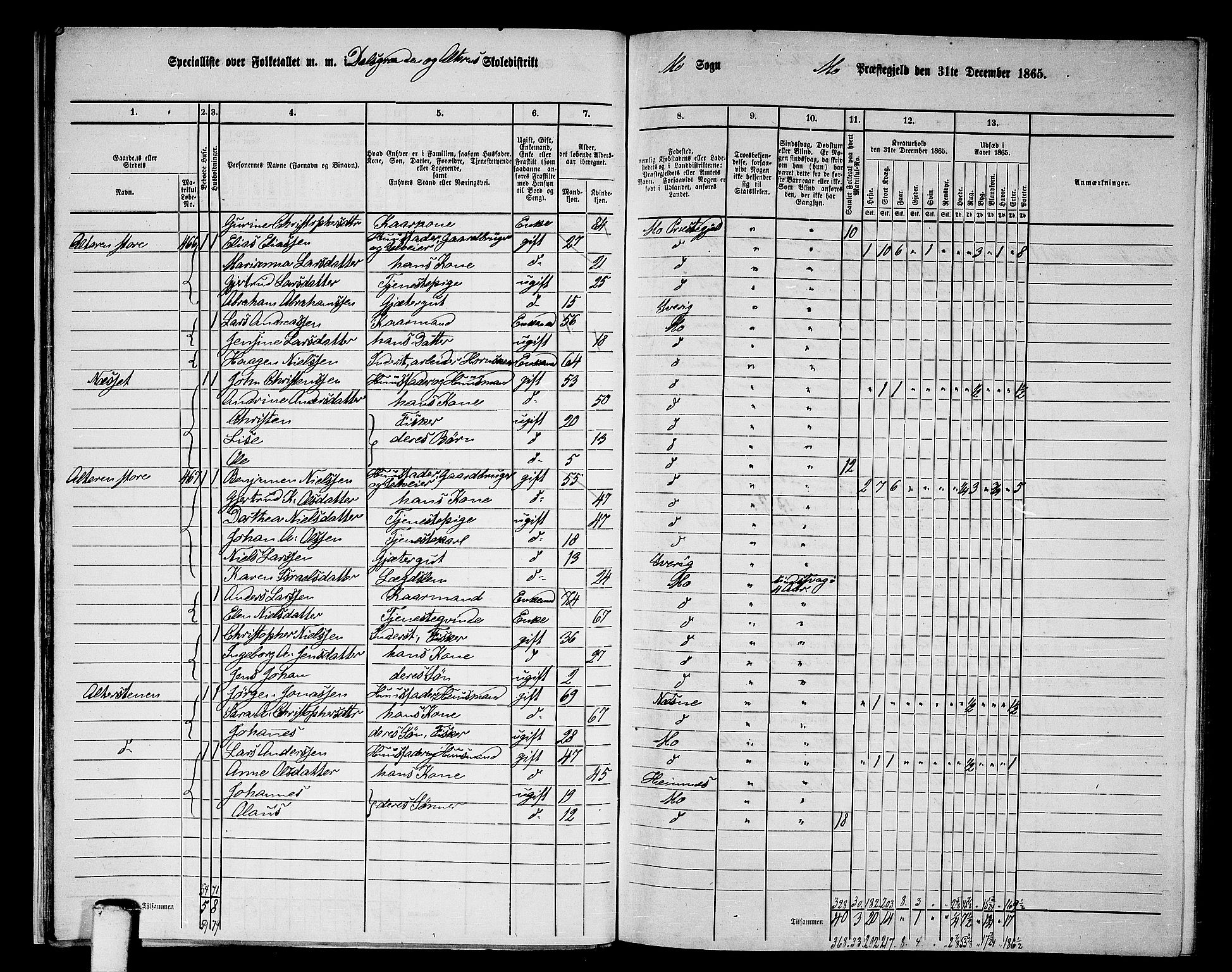 RA, 1865 census for Mo, 1865, p. 22