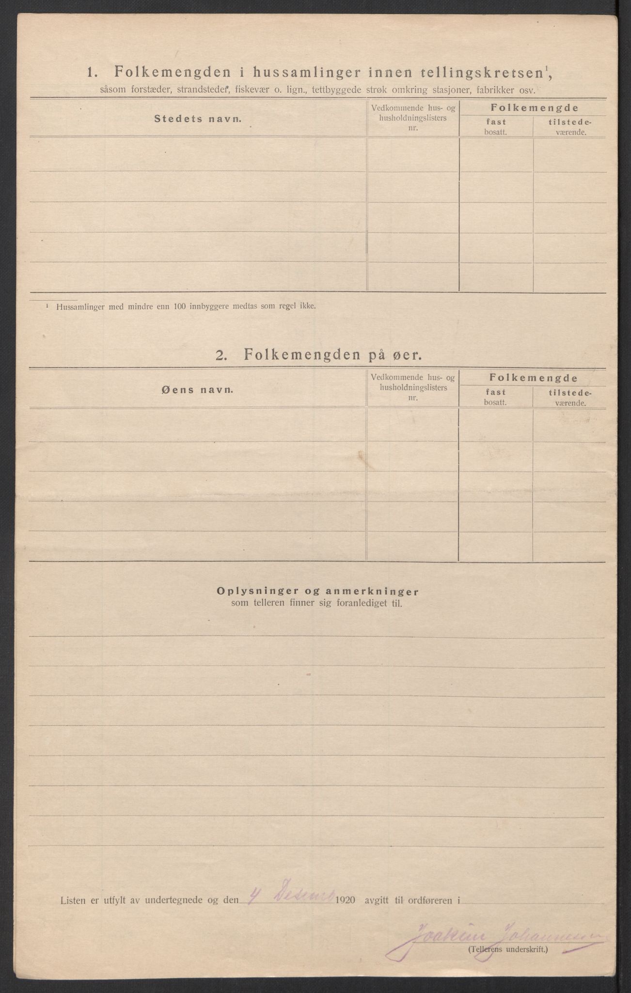 SAT, 1920 census for Fauske, 1920, p. 83