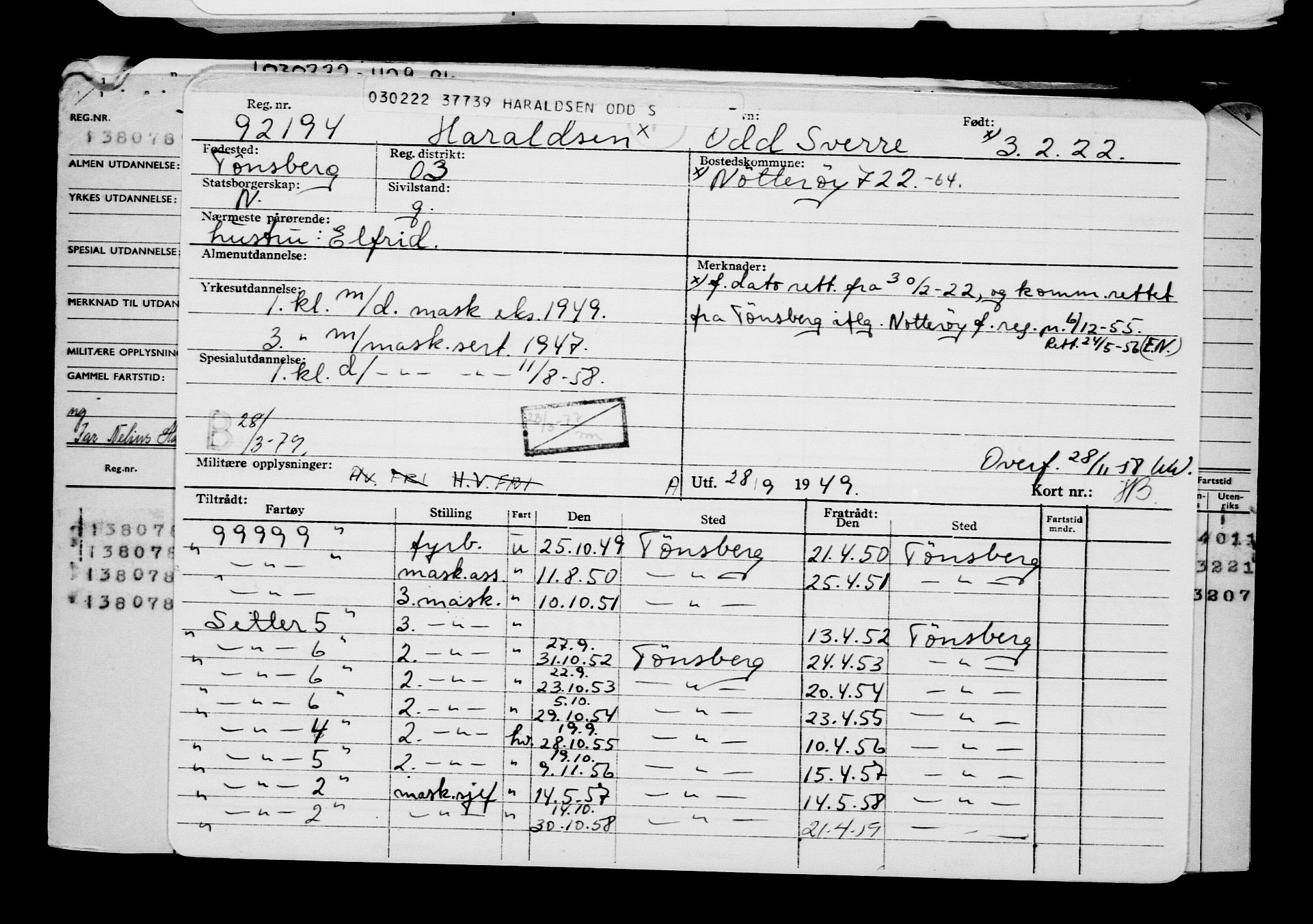 Direktoratet for sjømenn, AV/RA-S-3545/G/Gb/L0202: Hovedkort, 1922, p. 552