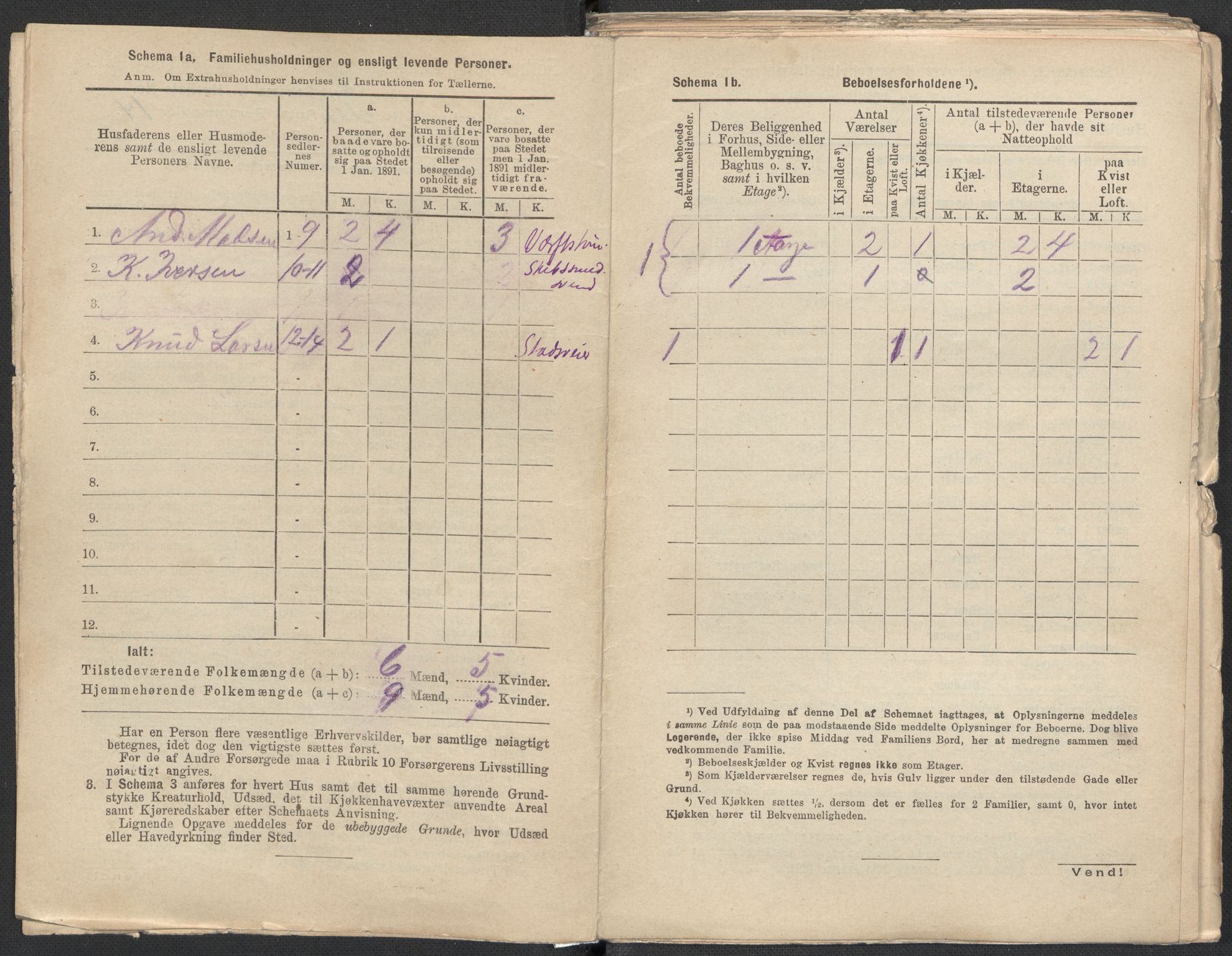 RA, 1891 Census for 1301 Bergen, 1891, p. 4698