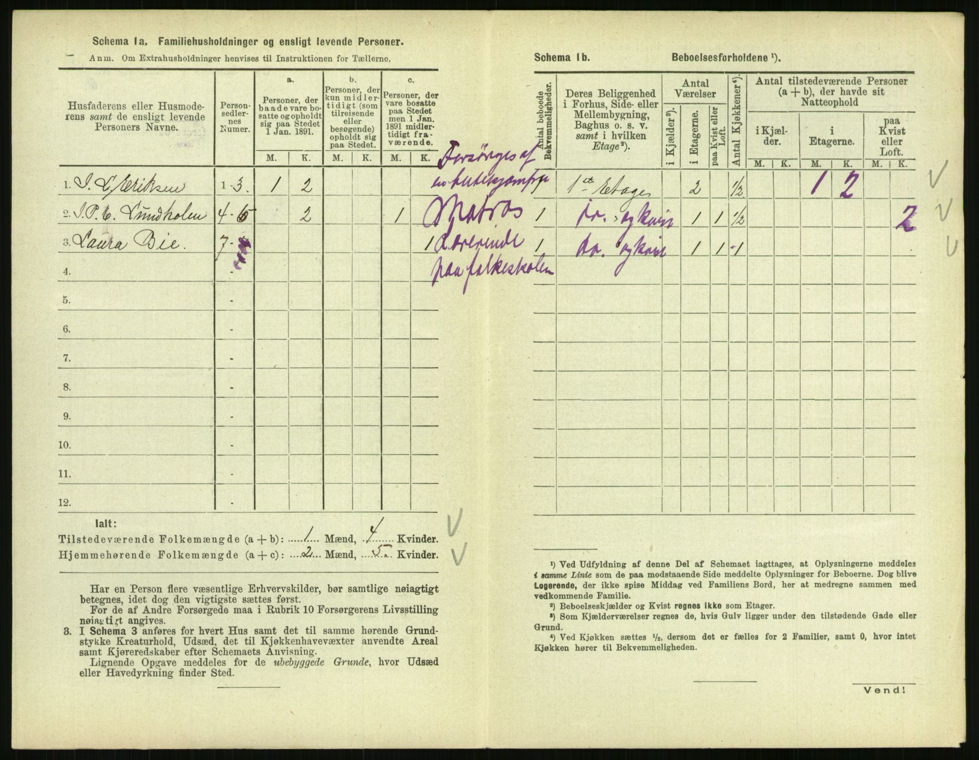 RA, 1891 census for 0801 Kragerø, 1891, p. 979