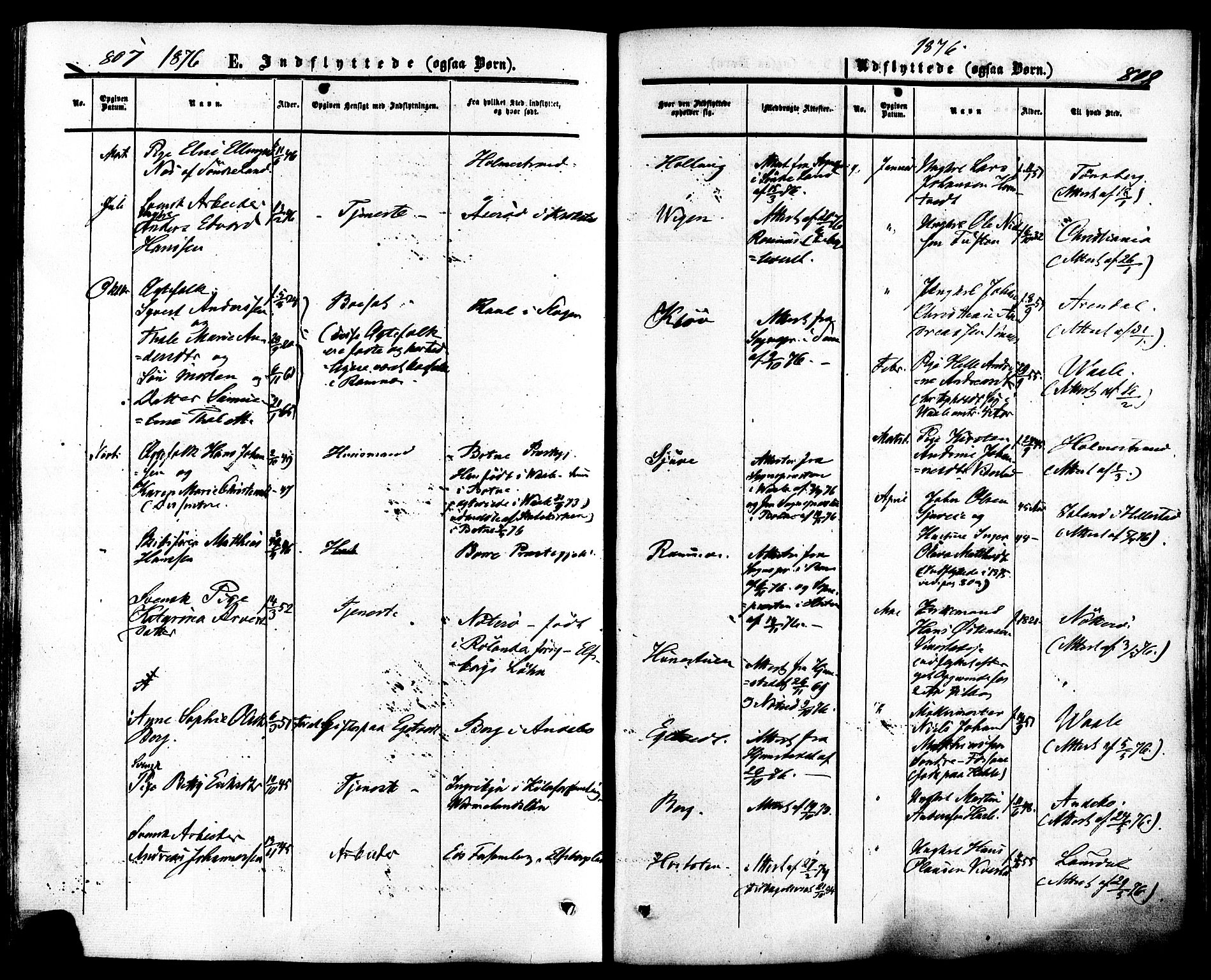 Ramnes kirkebøker, SAKO/A-314/F/Fa/L0006: Parish register (official) no. I 6, 1862-1877, p. 807-808