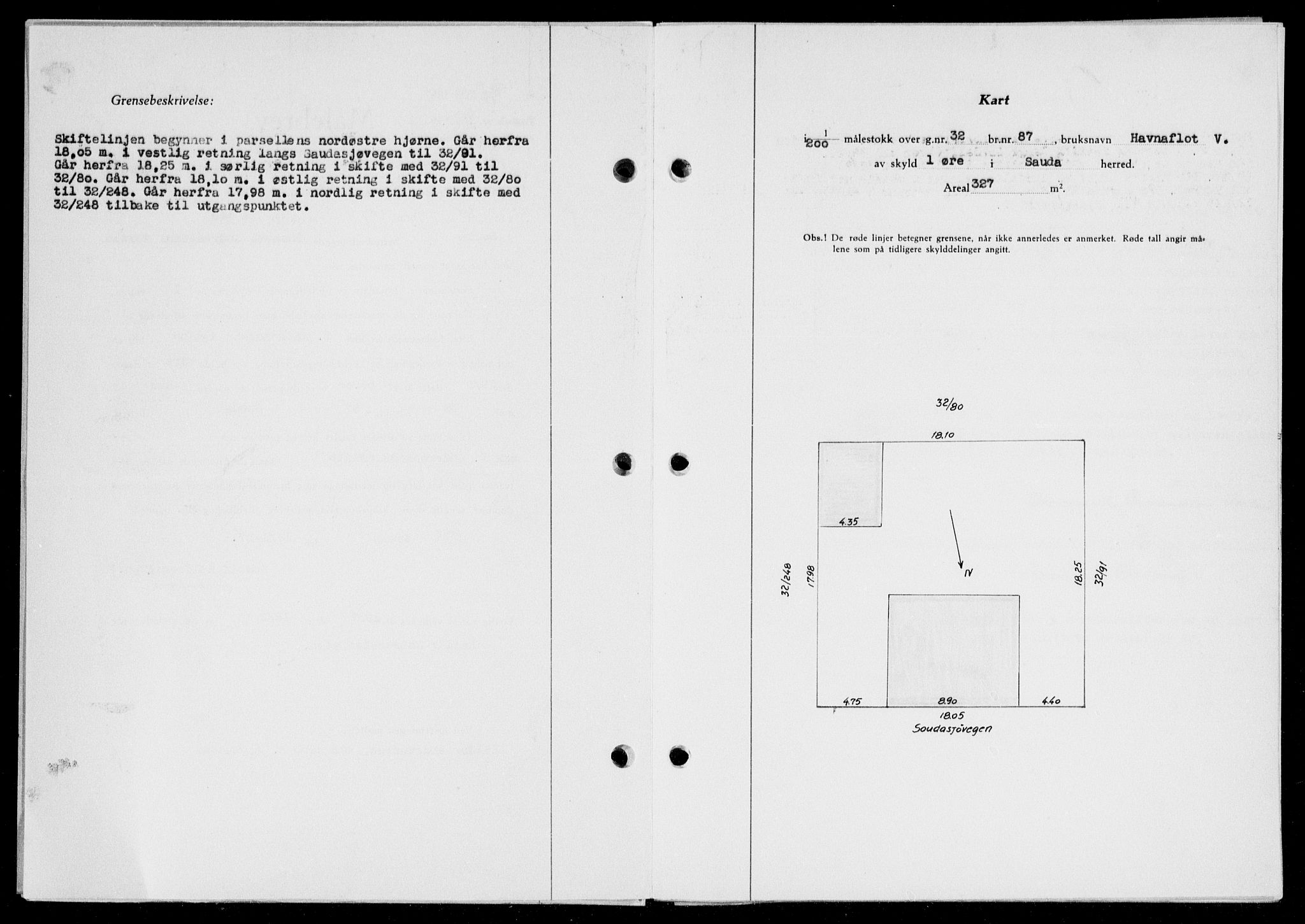 Ryfylke tingrett, SAST/A-100055/001/II/IIB/L0135: Mortgage book no. 114, 1956-1957, Diary no: : 322/1957
