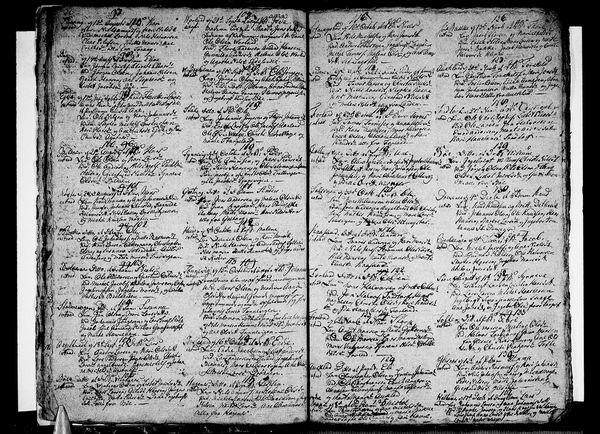 Sund sokneprestembete, AV/SAB-A-99930: Parish register (official) no. A 6, 1787-1798, p. 26-27