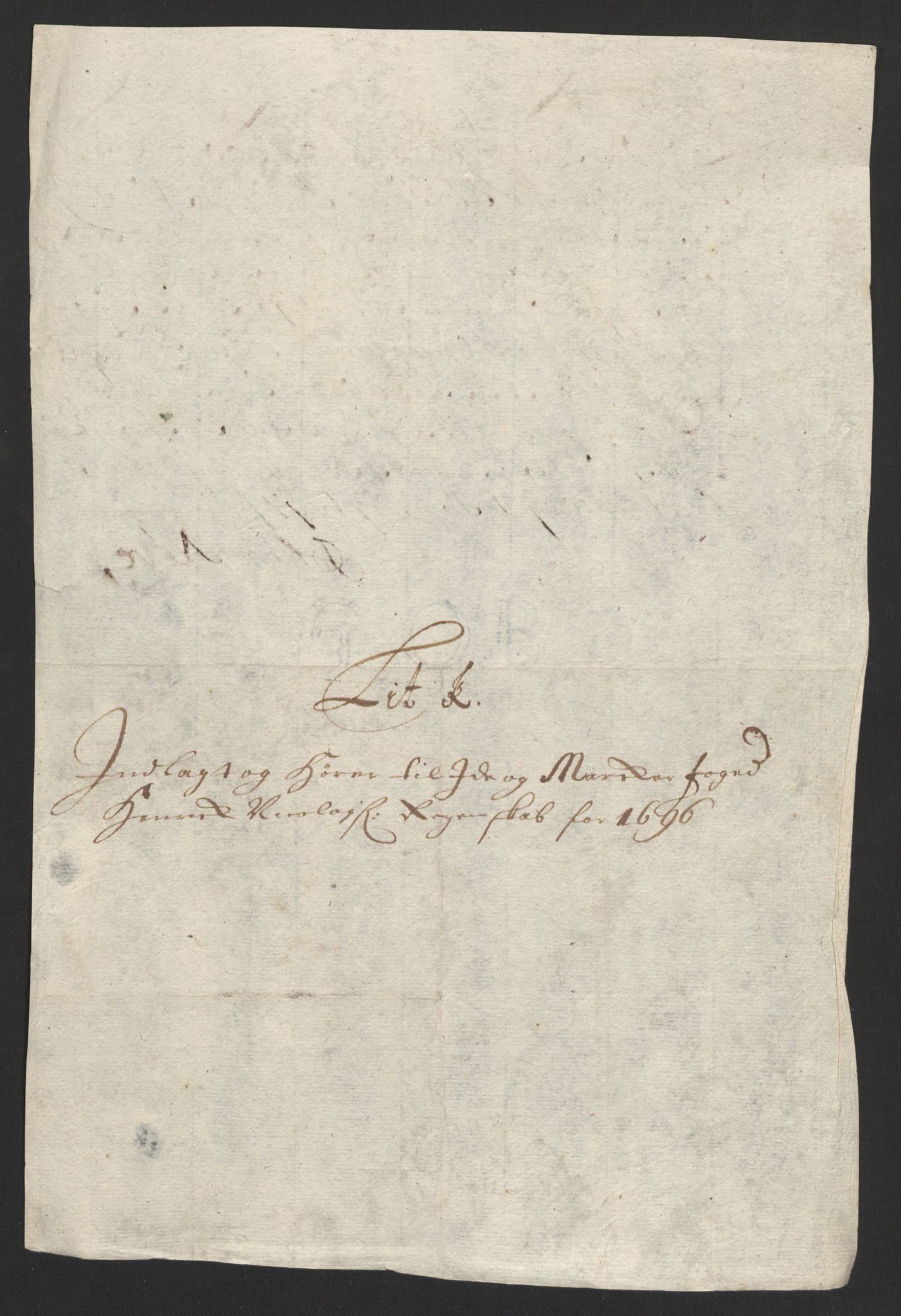 Rentekammeret inntil 1814, Reviderte regnskaper, Fogderegnskap, RA/EA-4092/R01/L0013: Fogderegnskap Idd og Marker, 1696-1698, p. 144