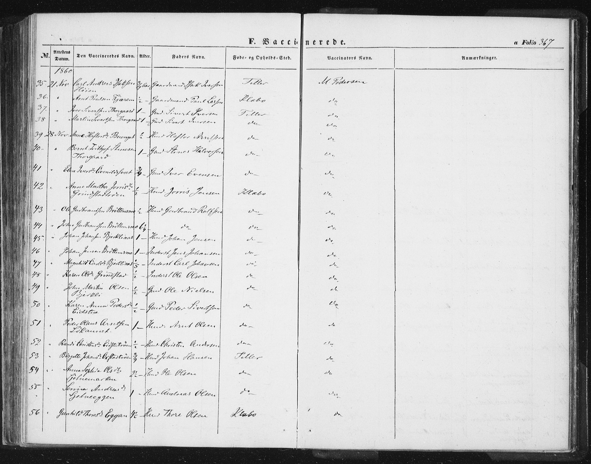 Ministerialprotokoller, klokkerbøker og fødselsregistre - Sør-Trøndelag, SAT/A-1456/618/L0441: Parish register (official) no. 618A05, 1843-1862, p. 367