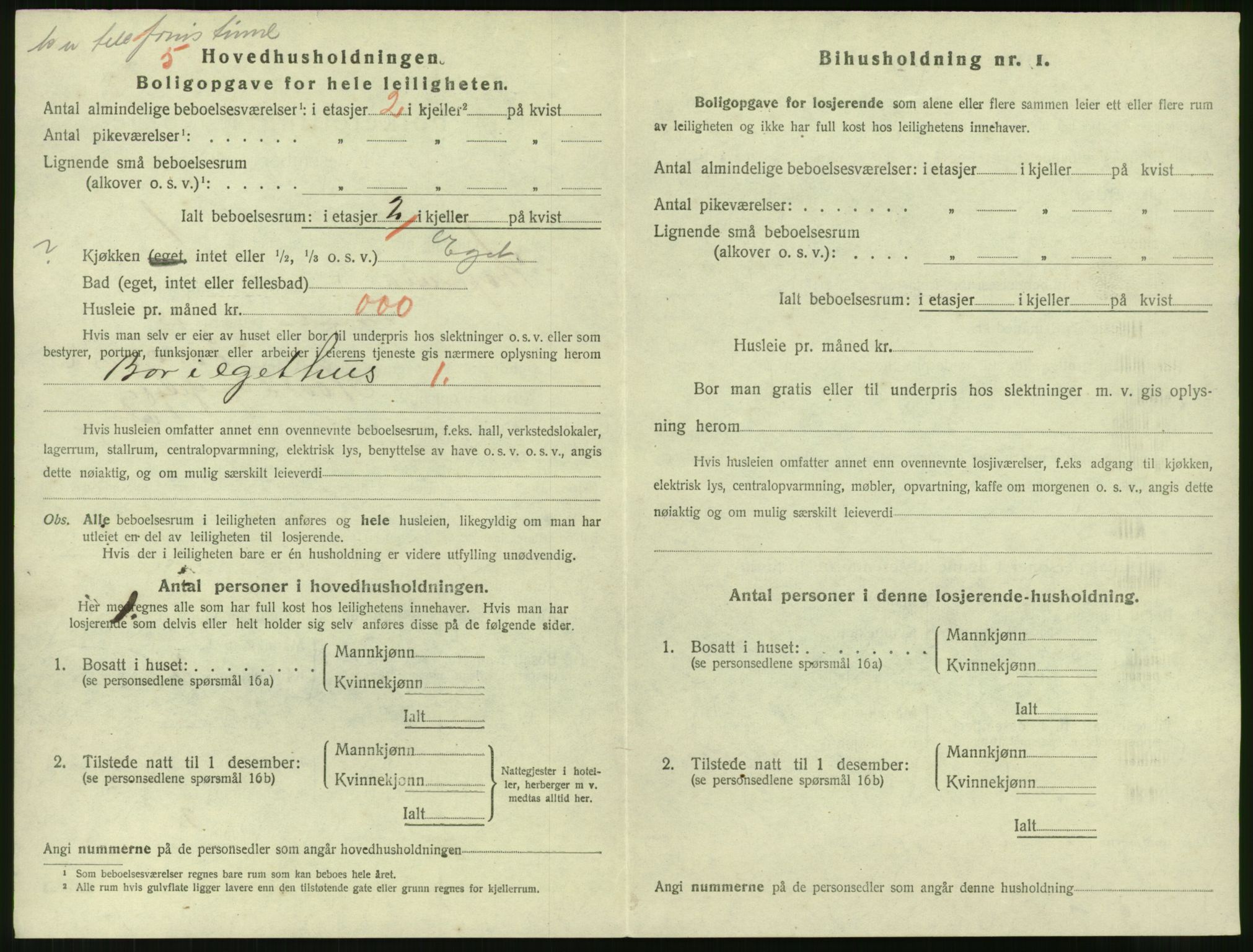 SAST, 1920 census for Kopervik, 1920, p. 1387