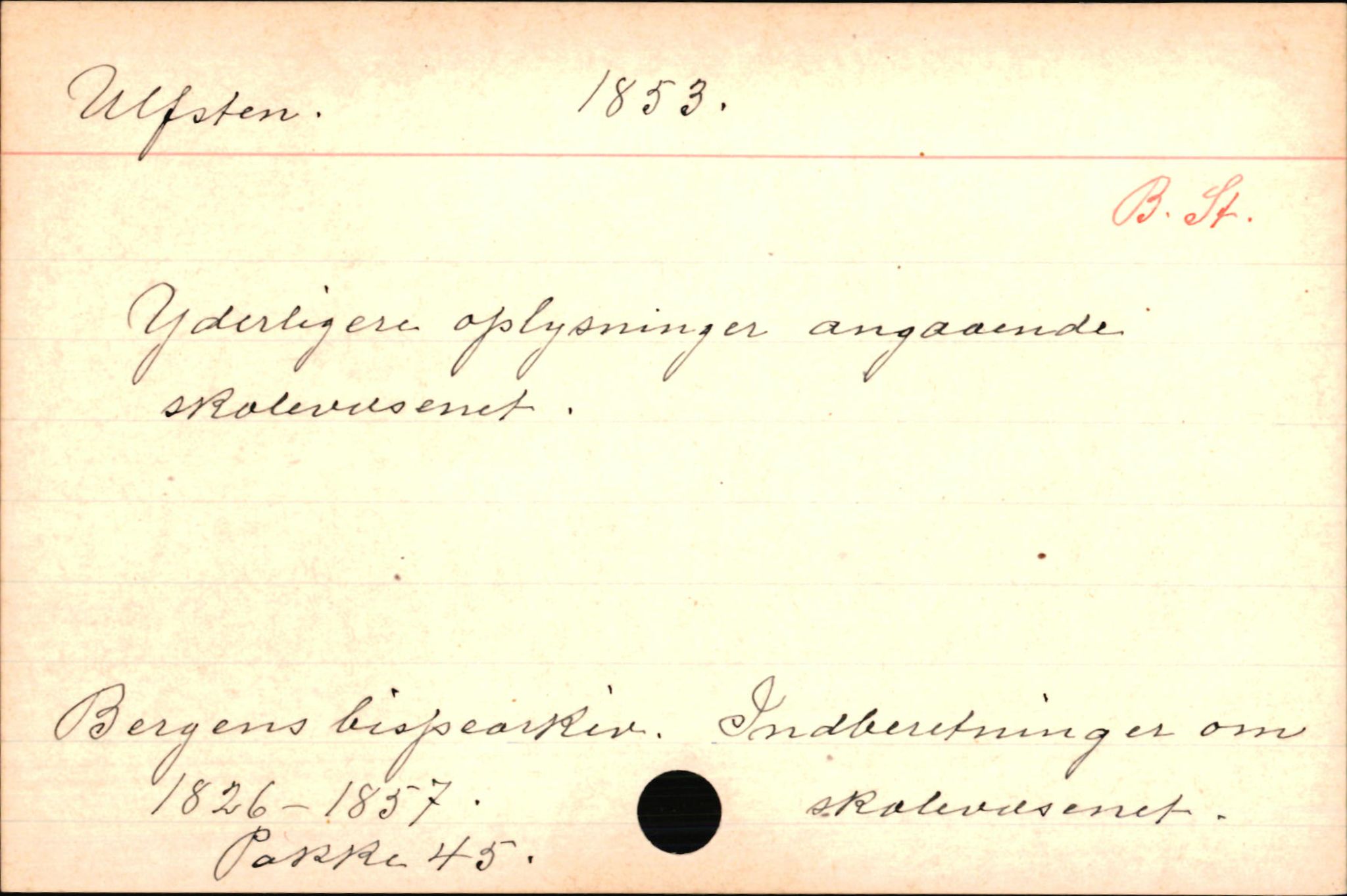 Haugen, Johannes - lærer, AV/SAB-SAB/PA-0036/01/L0001: Om klokkere og lærere, 1521-1904, p. 10657