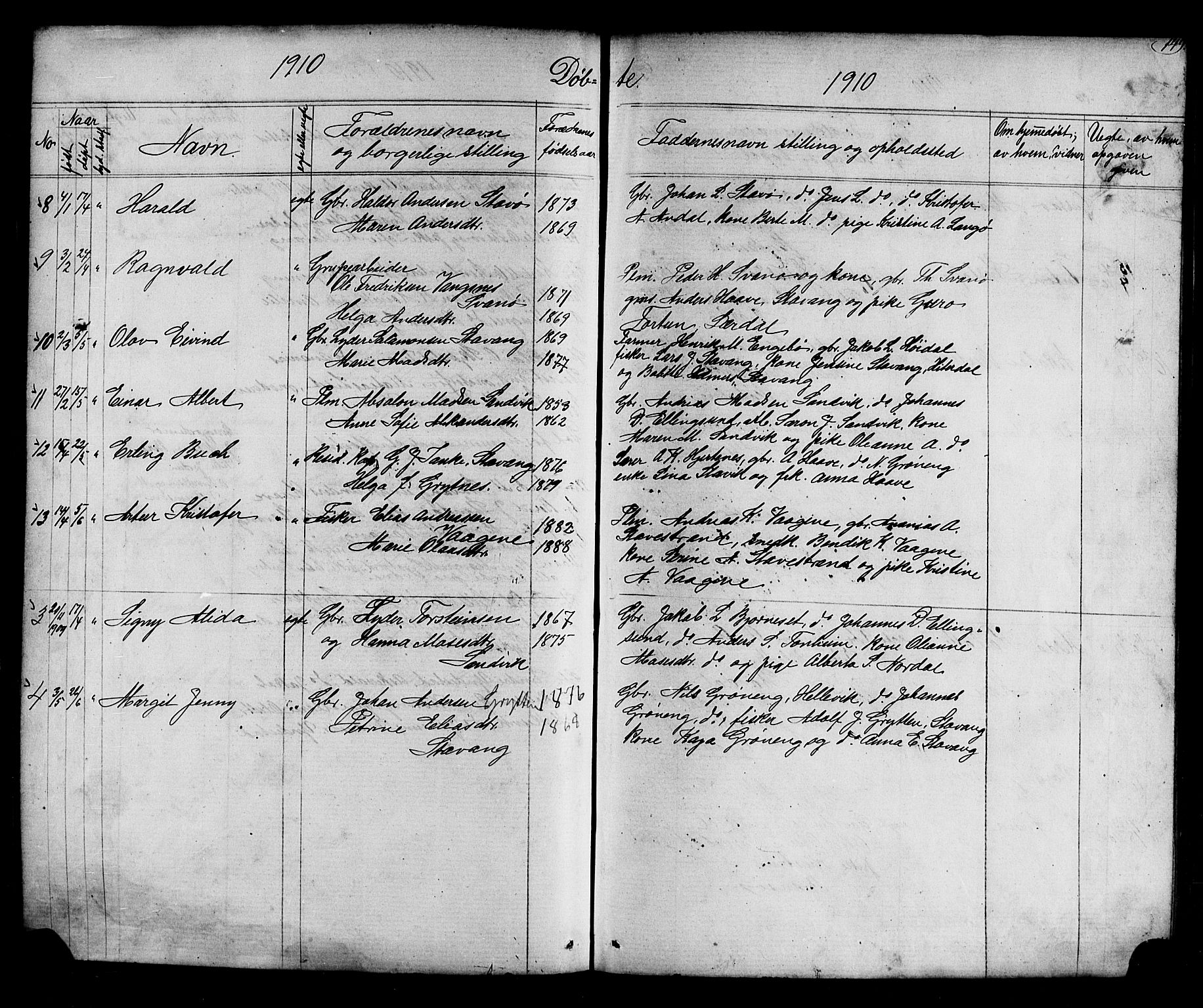 Kinn sokneprestembete, AV/SAB-A-80801/H/Hab/Habc/L0002: Parish register (copy) no. C 2, 1869-1918, p. 149