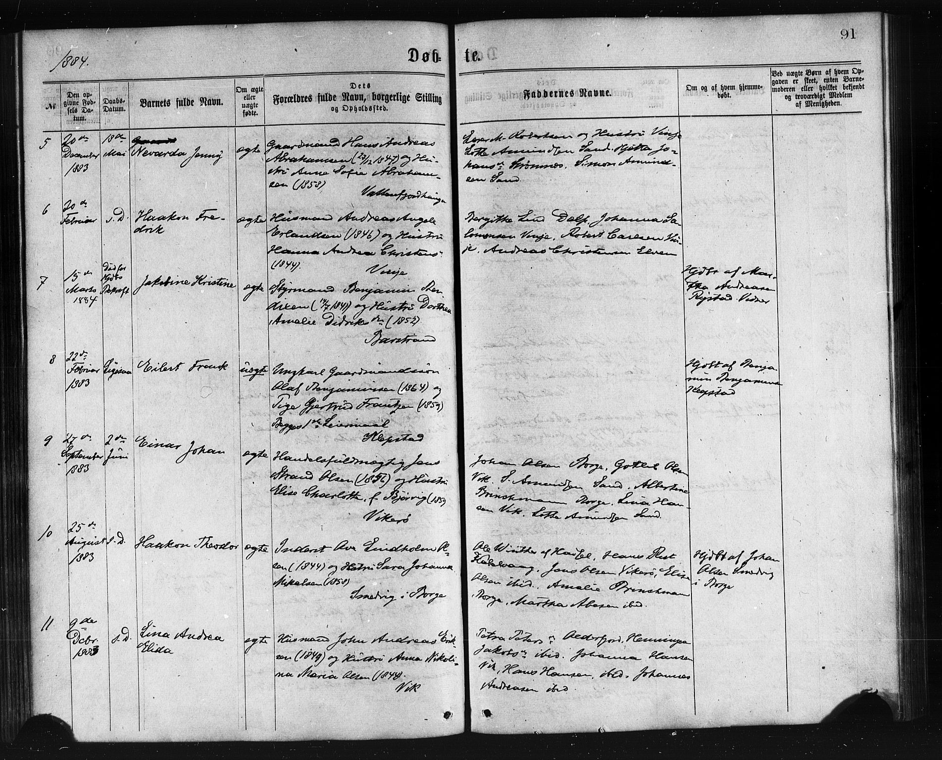 Ministerialprotokoller, klokkerbøker og fødselsregistre - Nordland, AV/SAT-A-1459/876/L1096: Parish register (official) no. 876A02, 1870-1886, p. 91