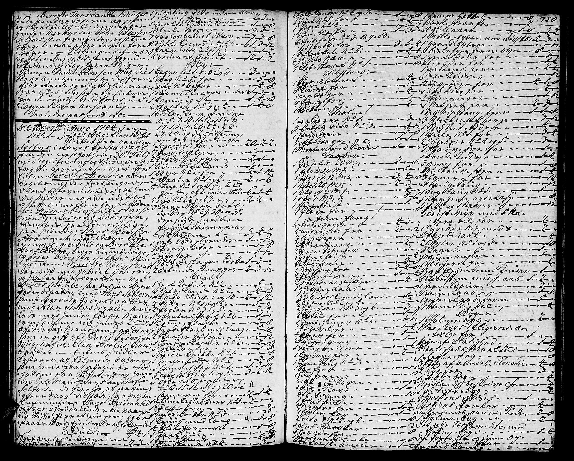 Helgeland sorenskriveri, SAT/A-0004/3/3A/L0014: Skifteprotokoll 8C, 1743-1746, p. 757b-758a