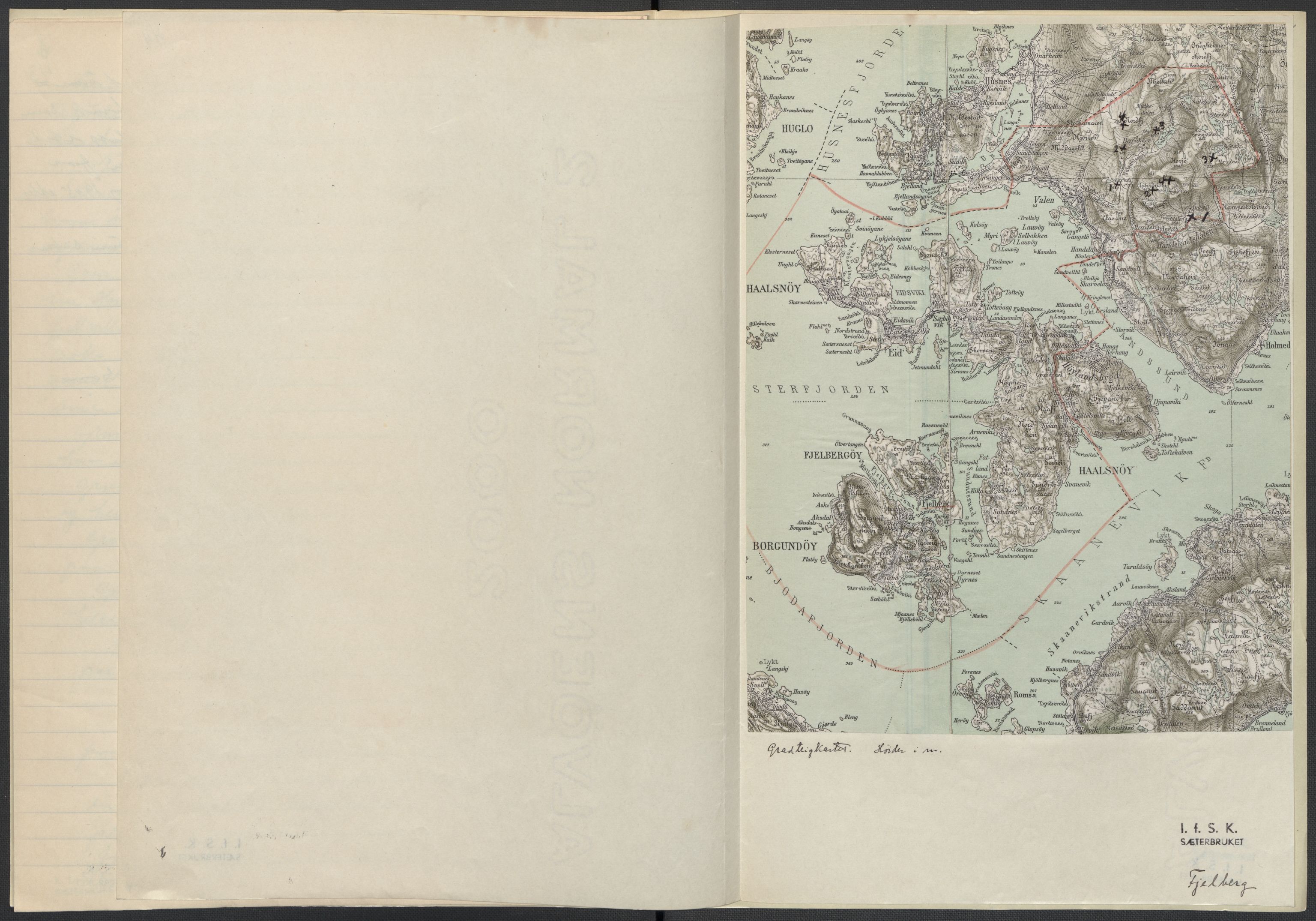 Instituttet for sammenlignende kulturforskning, AV/RA-PA-0424/F/Fc/L0009/0003: Eske B9: / Hordaland (perm XXIV), 1933-1938