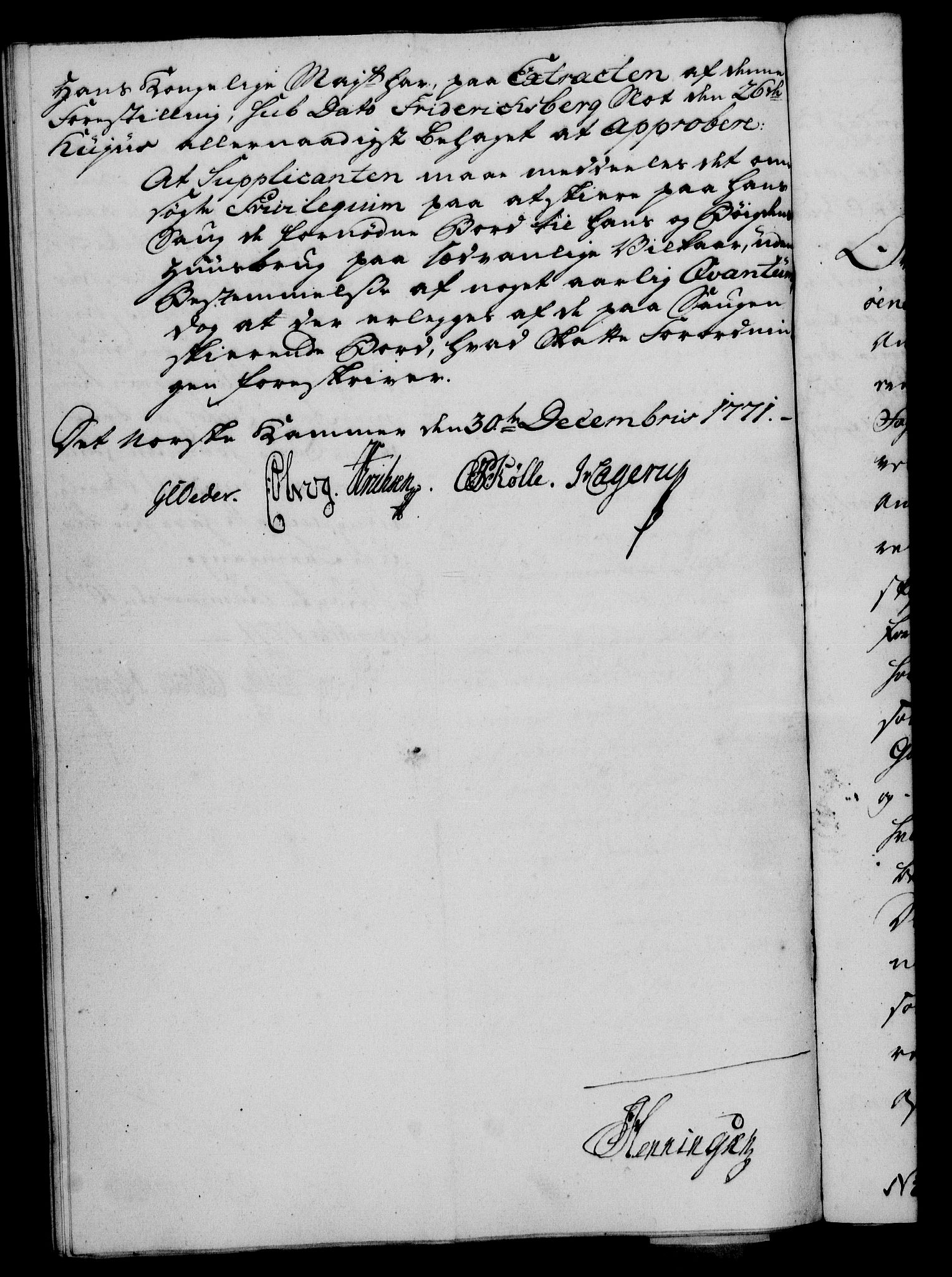 Rentekammeret, Kammerkanselliet, RA/EA-3111/G/Gf/Gfa/L0054: Norsk relasjons- og resolusjonsprotokoll (merket RK 52.54), 1771-1772, p. 191