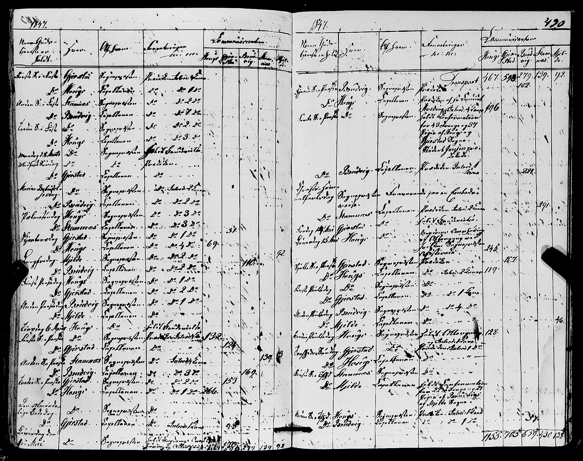 Haus sokneprestembete, AV/SAB-A-75601/H/Haa: Parish register (official) no. A 15, 1838-1847, p. 490