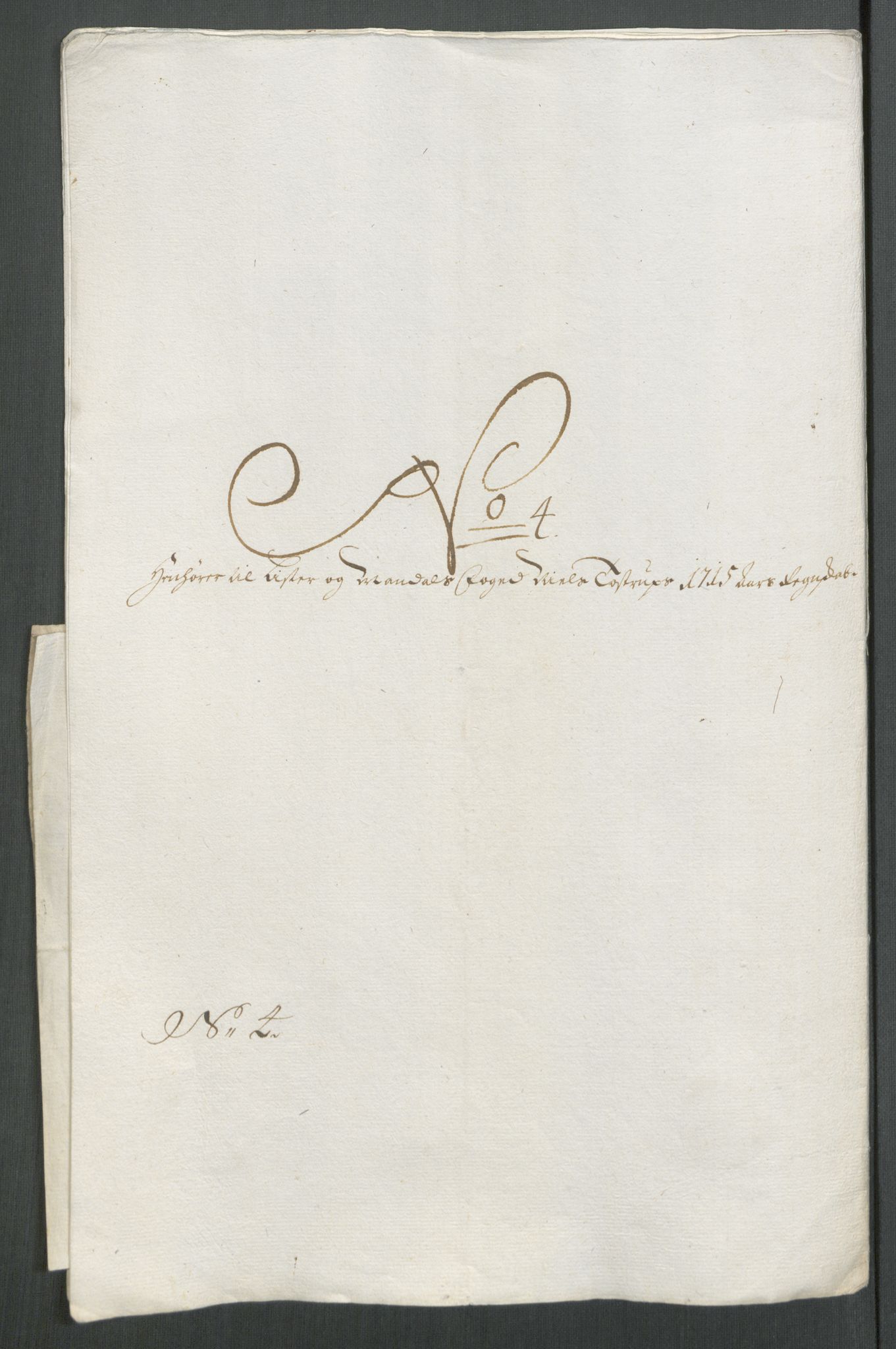 Rentekammeret inntil 1814, Reviderte regnskaper, Fogderegnskap, AV/RA-EA-4092/R43/L2559: Fogderegnskap Lista og Mandal, 1715, p. 52