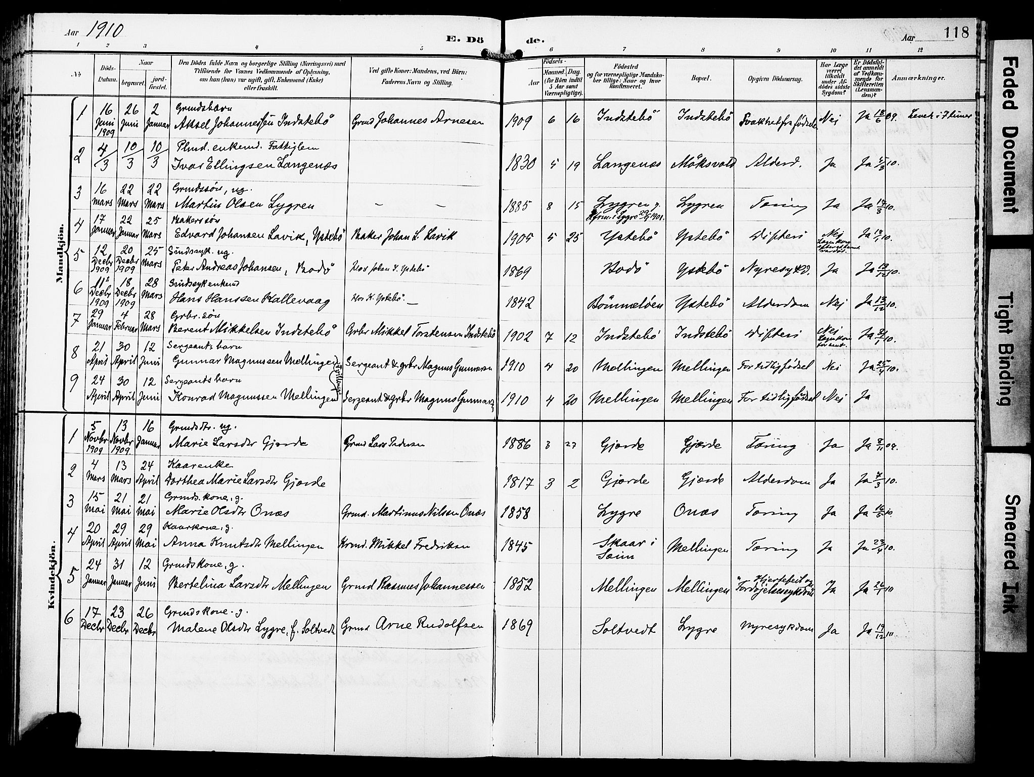 Lindås Sokneprestembete, AV/SAB-A-76701/H/Haa/Haae/L0002: Parish register (official) no. E 2, 1897-1912, p. 118