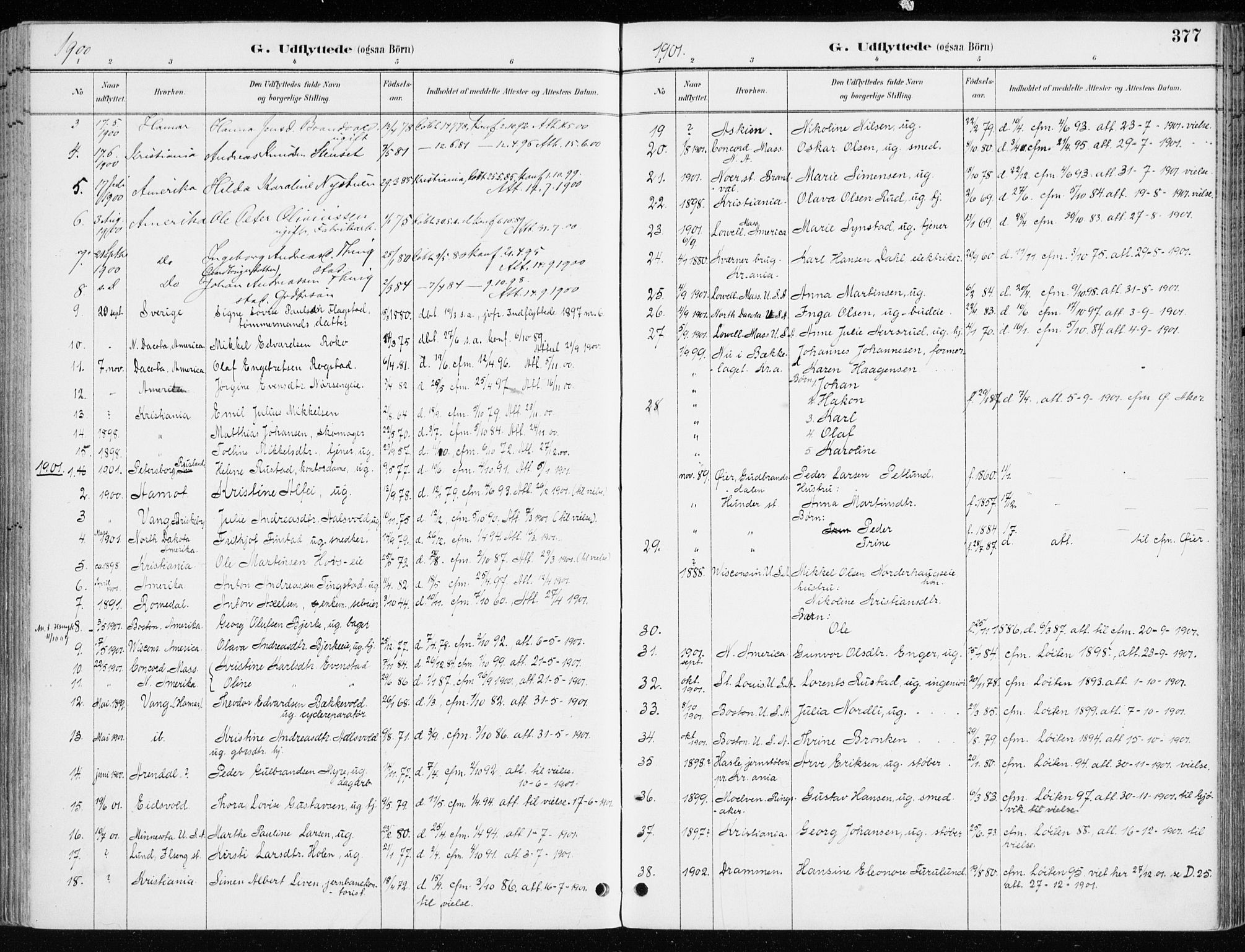 Løten prestekontor, SAH/PREST-022/K/Ka/L0010: Parish register (official) no. 10, 1892-1907, p. 377