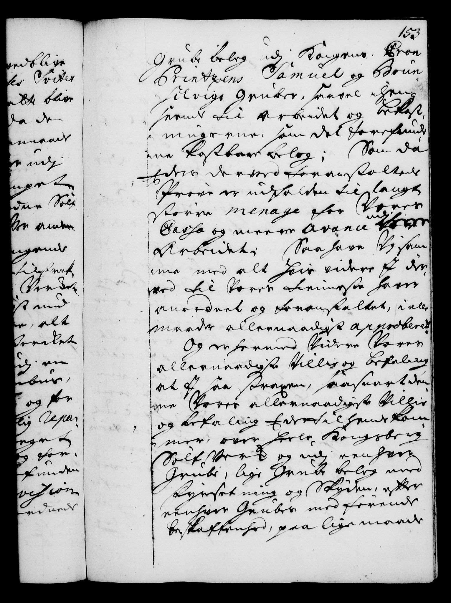 Rentekammeret, Kammerkanselliet, AV/RA-EA-3111/G/Gg/Gga/L0003: Norsk ekspedisjonsprotokoll med register (merket RK 53.3), 1727-1734, p. 153