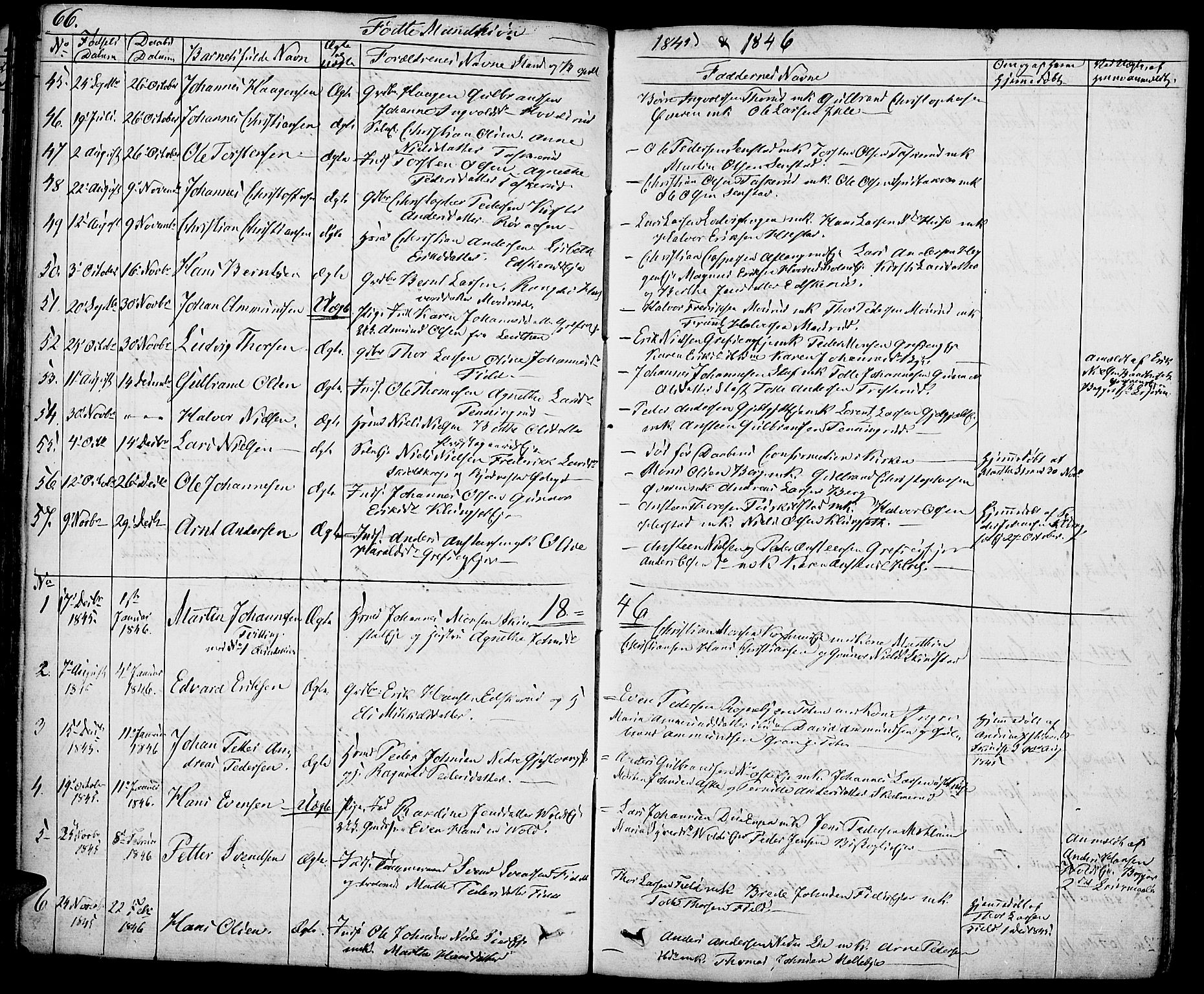 Nes prestekontor, Hedmark, AV/SAH-PREST-020/K/Ka/L0003: Parish register (official) no. 3, 1827-1851, p. 66