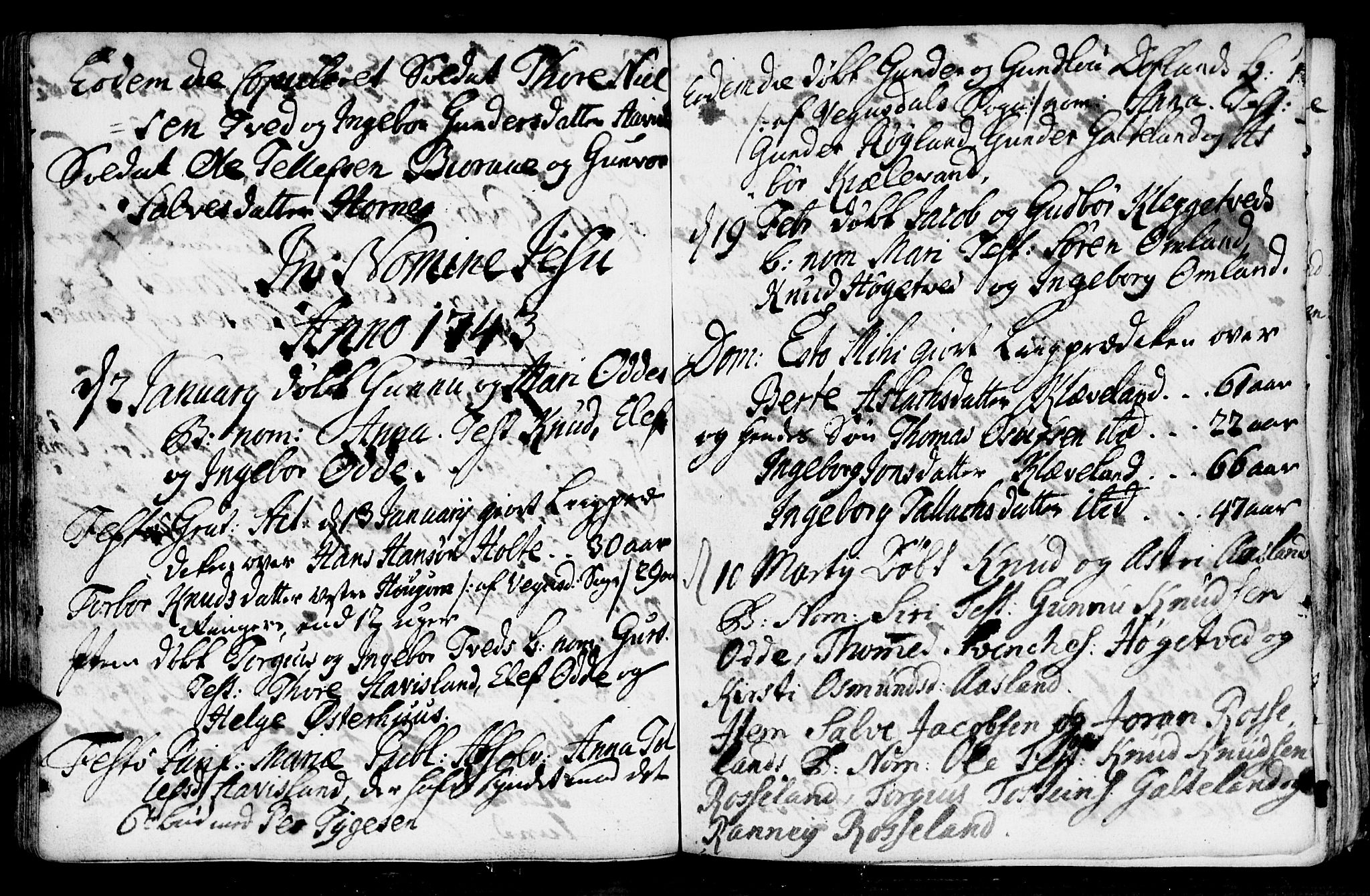 Evje sokneprestkontor, AV/SAK-1111-0008/F/Fa/Faa/L0001: Parish register (official) no. A 1, 1705-1760, p. 104