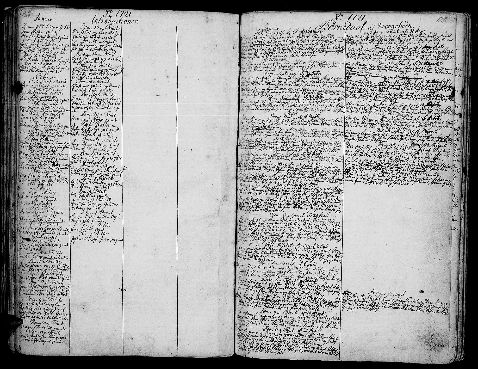 Vang prestekontor, Hedmark, AV/SAH-PREST-008/H/Ha/Haa/L0002A: Parish register (official) no. 2A, 1713-1733, p. 127-128