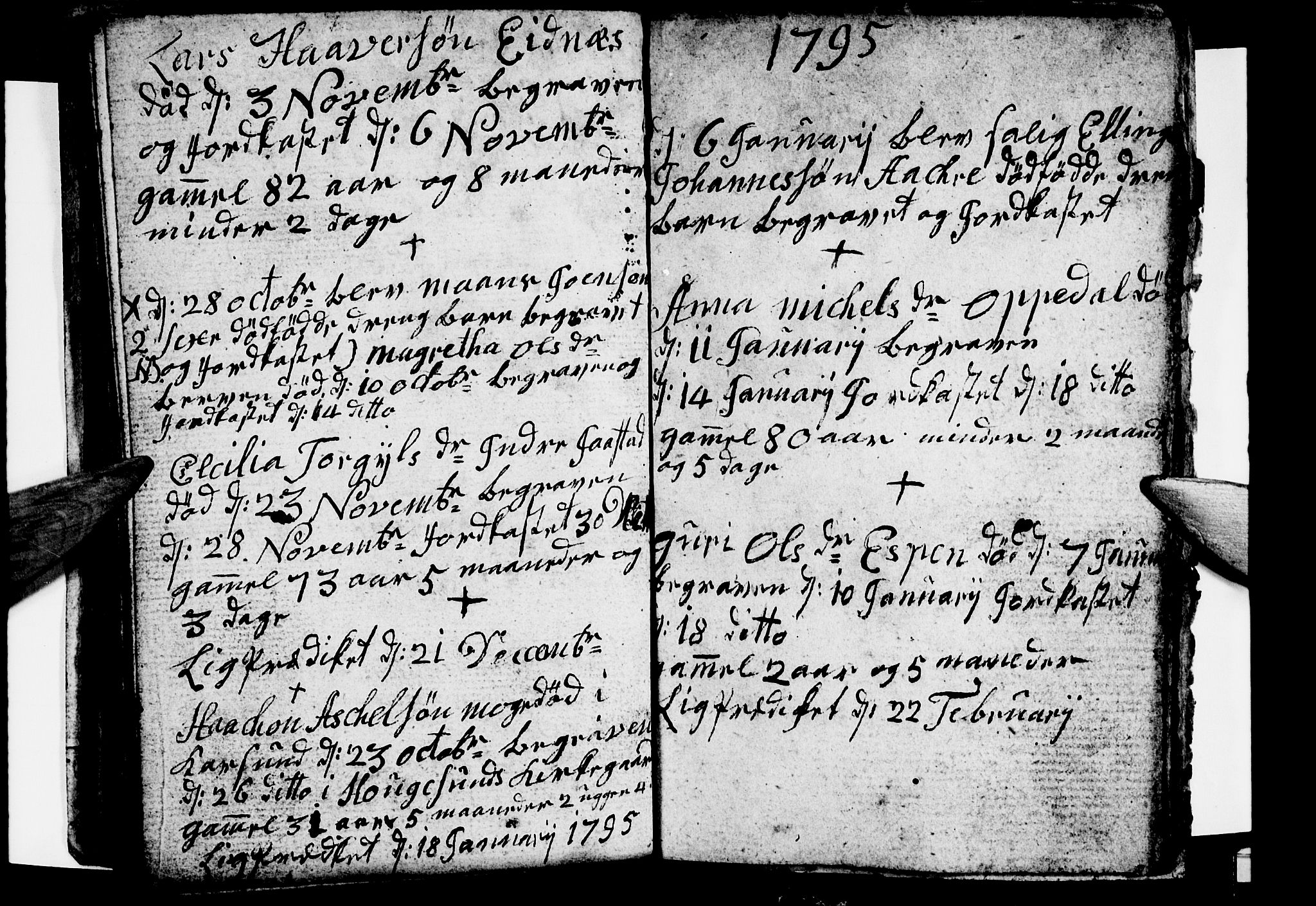 Ullensvang sokneprestembete, SAB/A-78701/H/Hab: Parish register (copy) no. B 7, 1792-1797