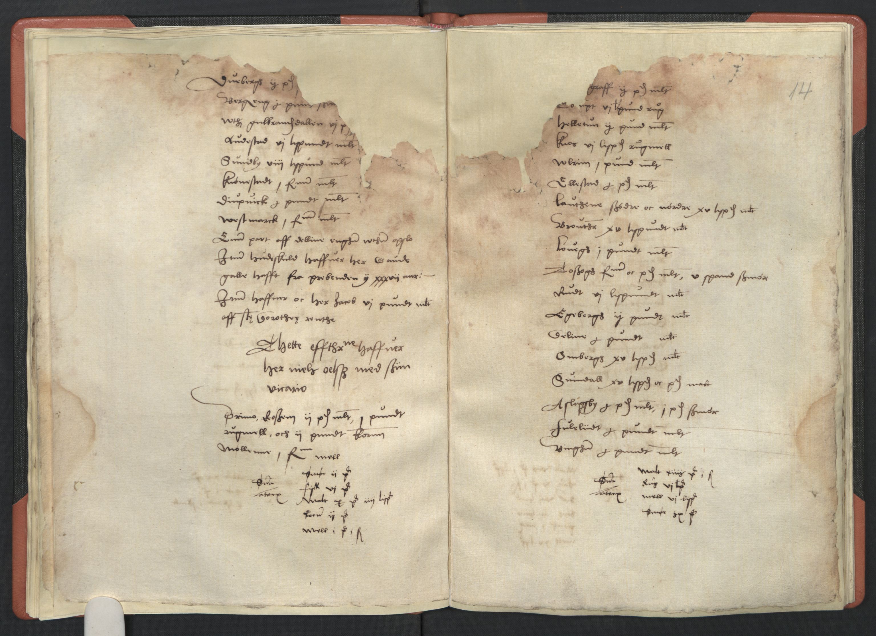 Rentekammeret inntil 1814, Reviderte regnskaper, Lensregnskaper, AV/RA-EA-5023/R/Ra/L0016: Kirke- og klostergods, kommunegods m.m., 1549-1555;   Bergverksregnskap, 1540-1541, 1540-1555