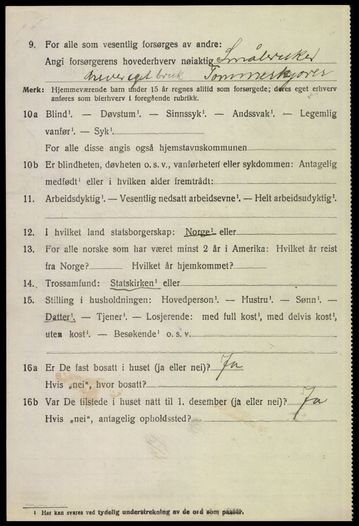 SAH, 1920 census for Eidskog, 1920, p. 8550