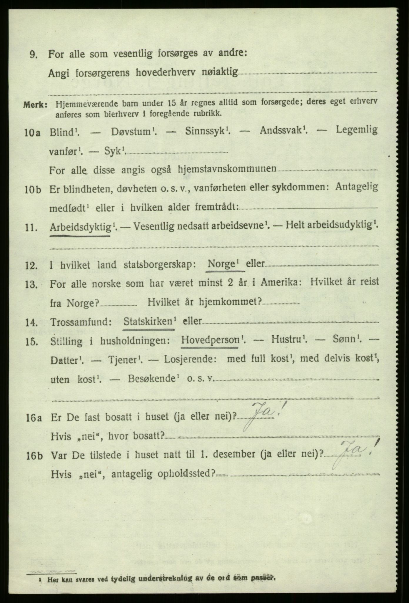 SAB, 1920 census for Fjaler, 1920, p. 3892