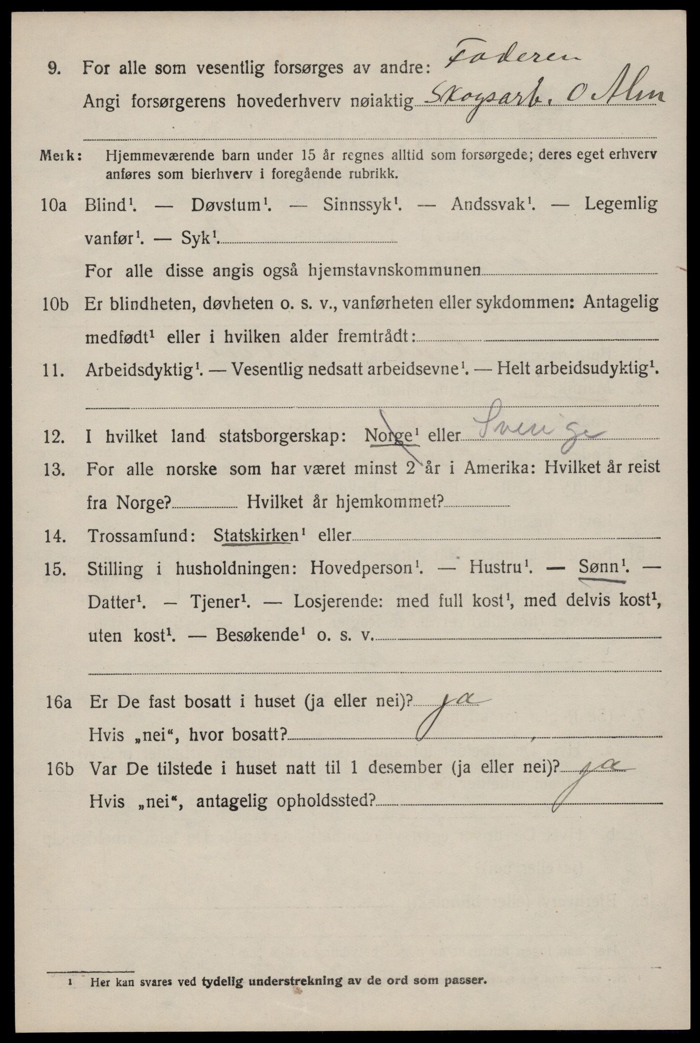 SAKO, 1920 census for Tinn, 1920, p. 5151