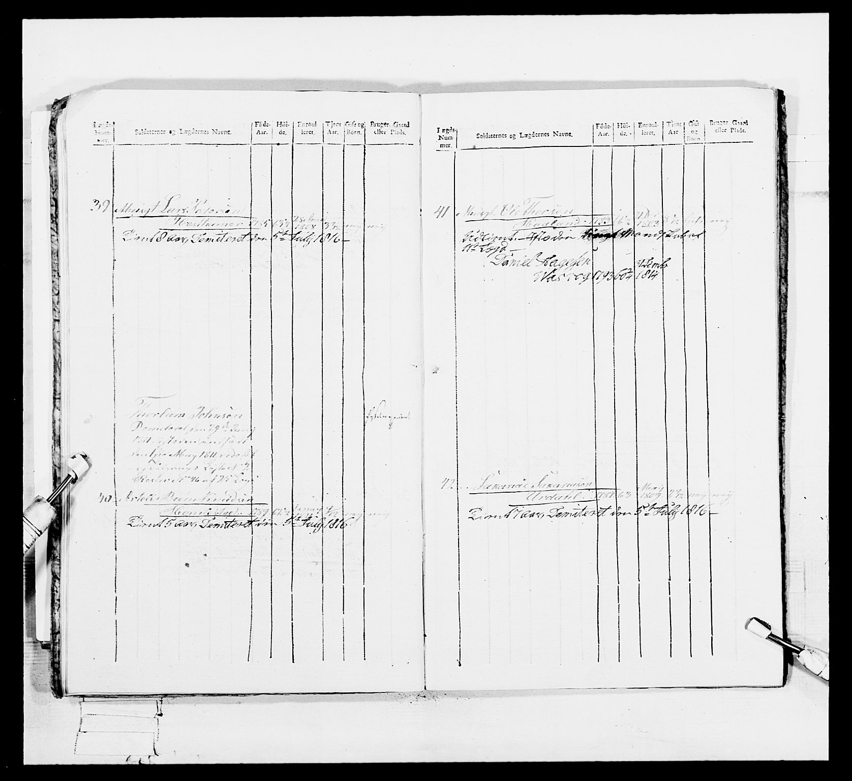 Generalitets- og kommissariatskollegiet, Det kongelige norske kommissariatskollegium, AV/RA-EA-5420/E/Eh/L0113: Vesterlenske nasjonale infanteriregiment, 1812, p. 552