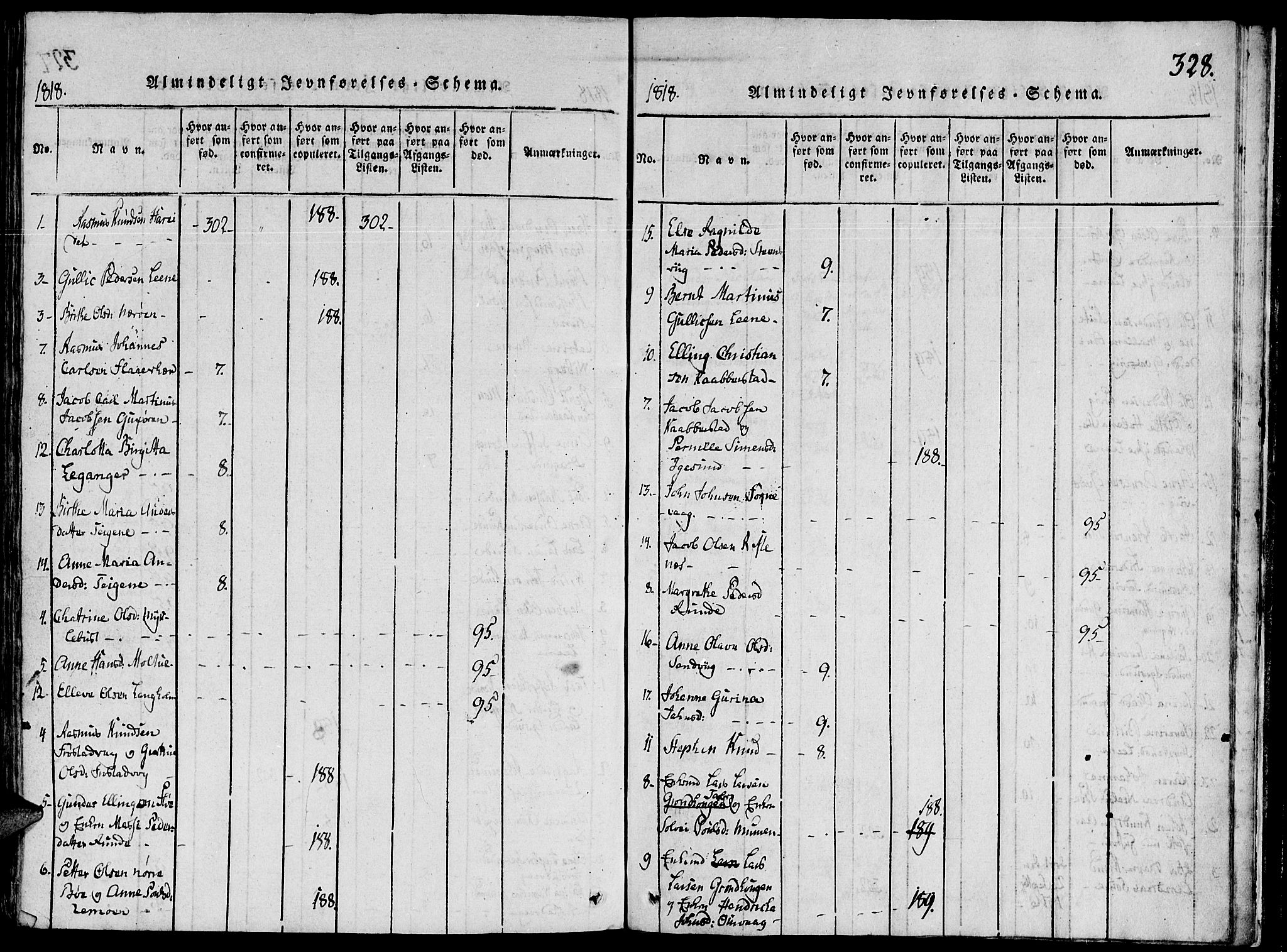 Ministerialprotokoller, klokkerbøker og fødselsregistre - Møre og Romsdal, AV/SAT-A-1454/507/L0069: Parish register (official) no. 507A04, 1816-1841, p. 328